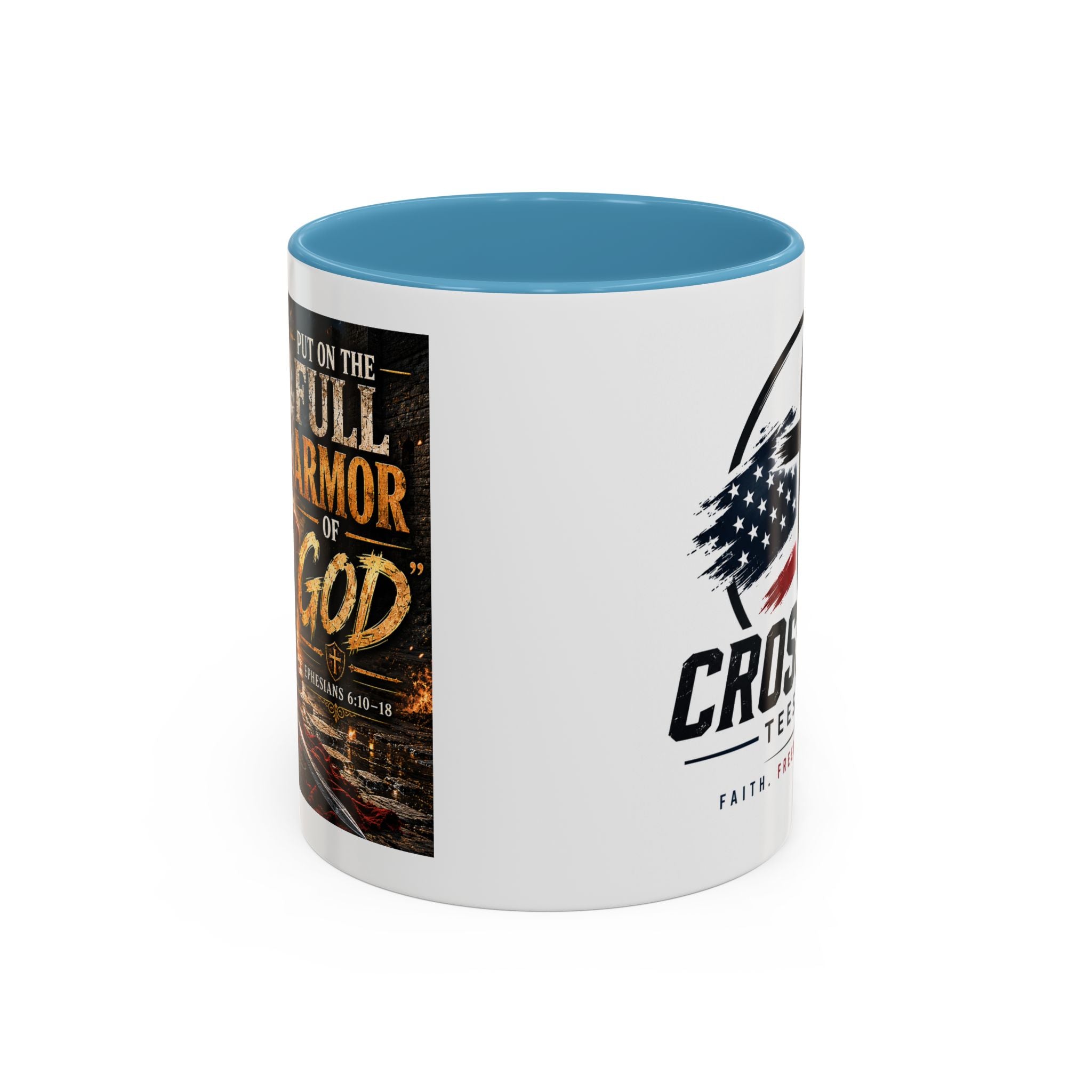 Put on the Armor of God Accent Coffee Mug —  (11/15oz)