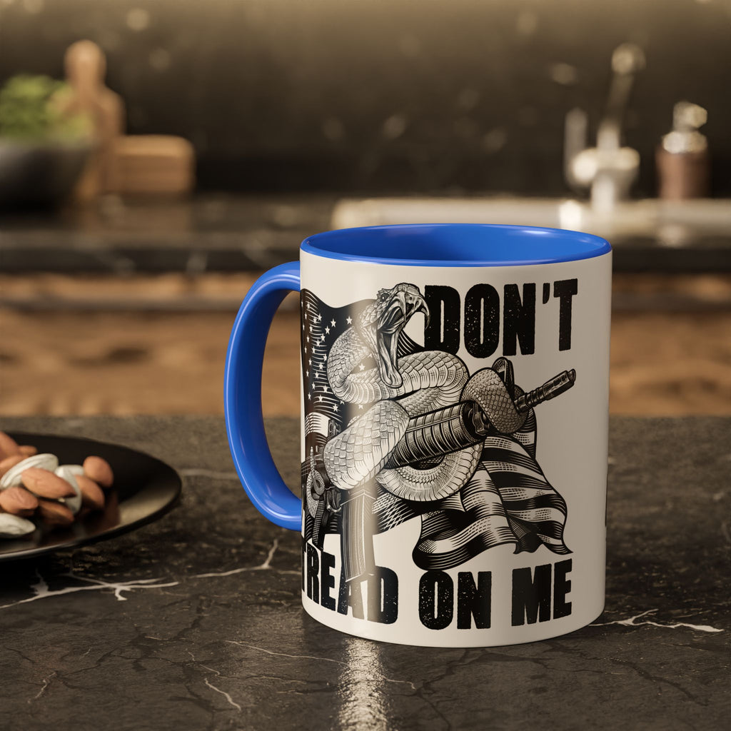Don’t Tread on Me Mug | 11oz 15oz Colorful Ceramic