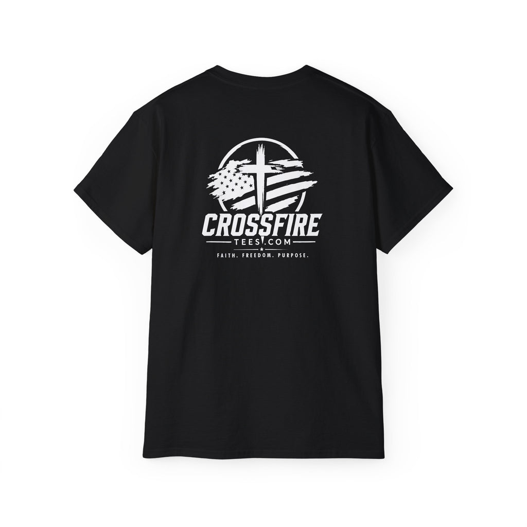 Soldier with Rifle Quote T-Shirt | Military Vintage Warfare Tee