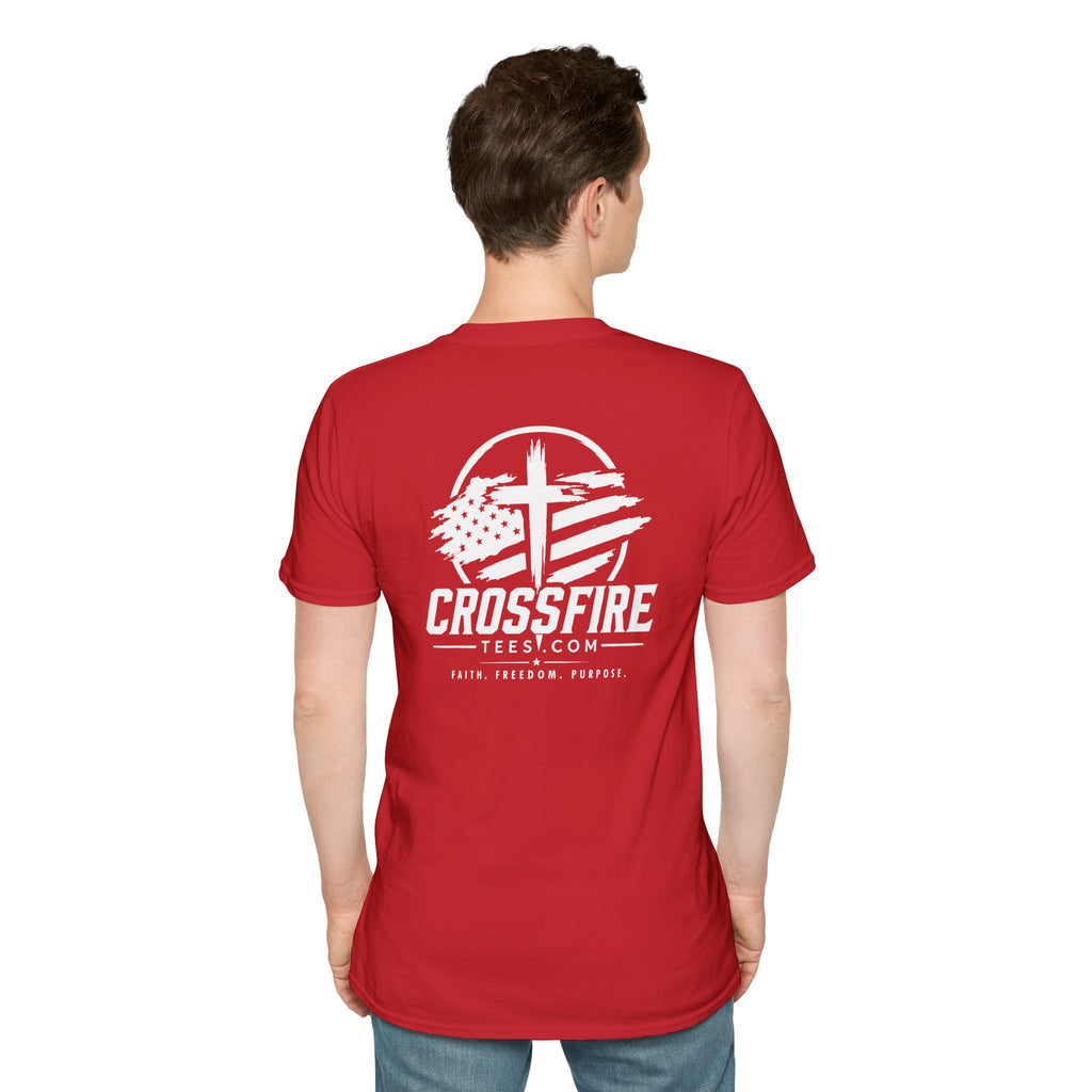 David and Goliath Scene T‑Shirt — Epic Battle Landscape Graphic Tee