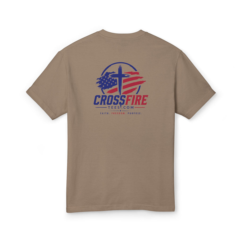 Soul Food Holy Bible graphic Tee | Crossfire American flag back