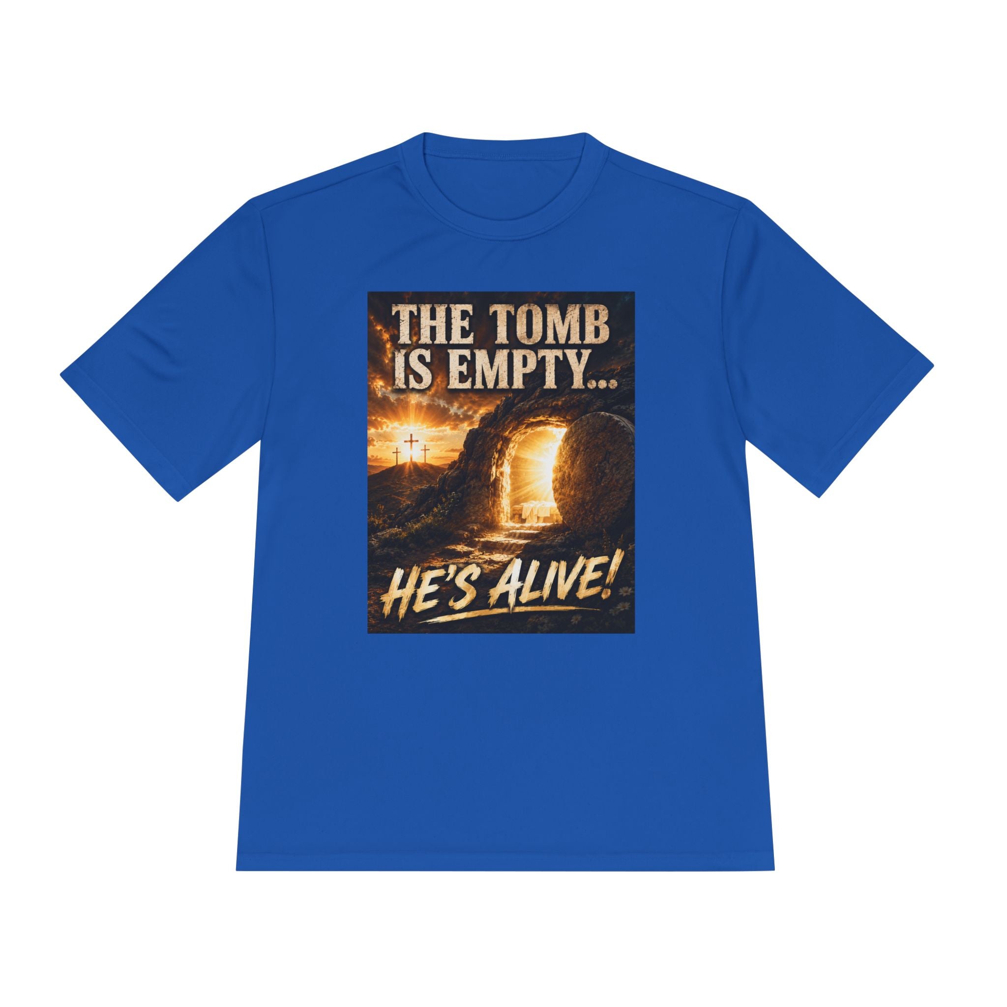 He’s Alive! Resurrection Tee — Christian Easter Shirt