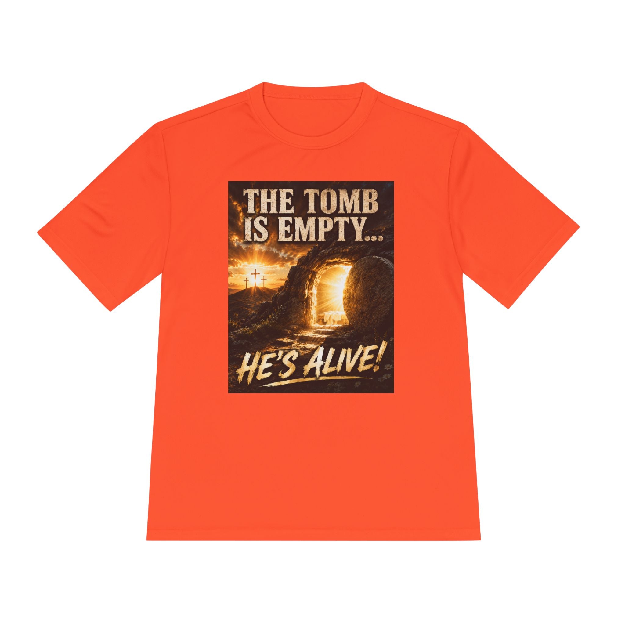 He’s Alive! Resurrection Tee — Christian Easter Shirt