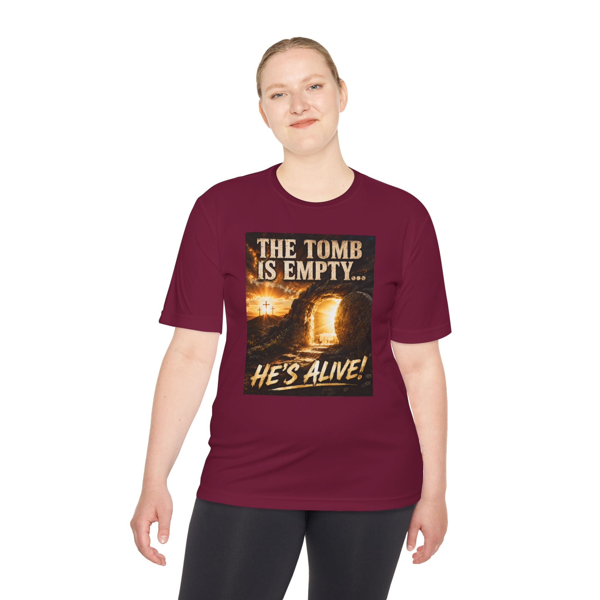 He’s Alive! Resurrection Tee — Christian Easter Shirt