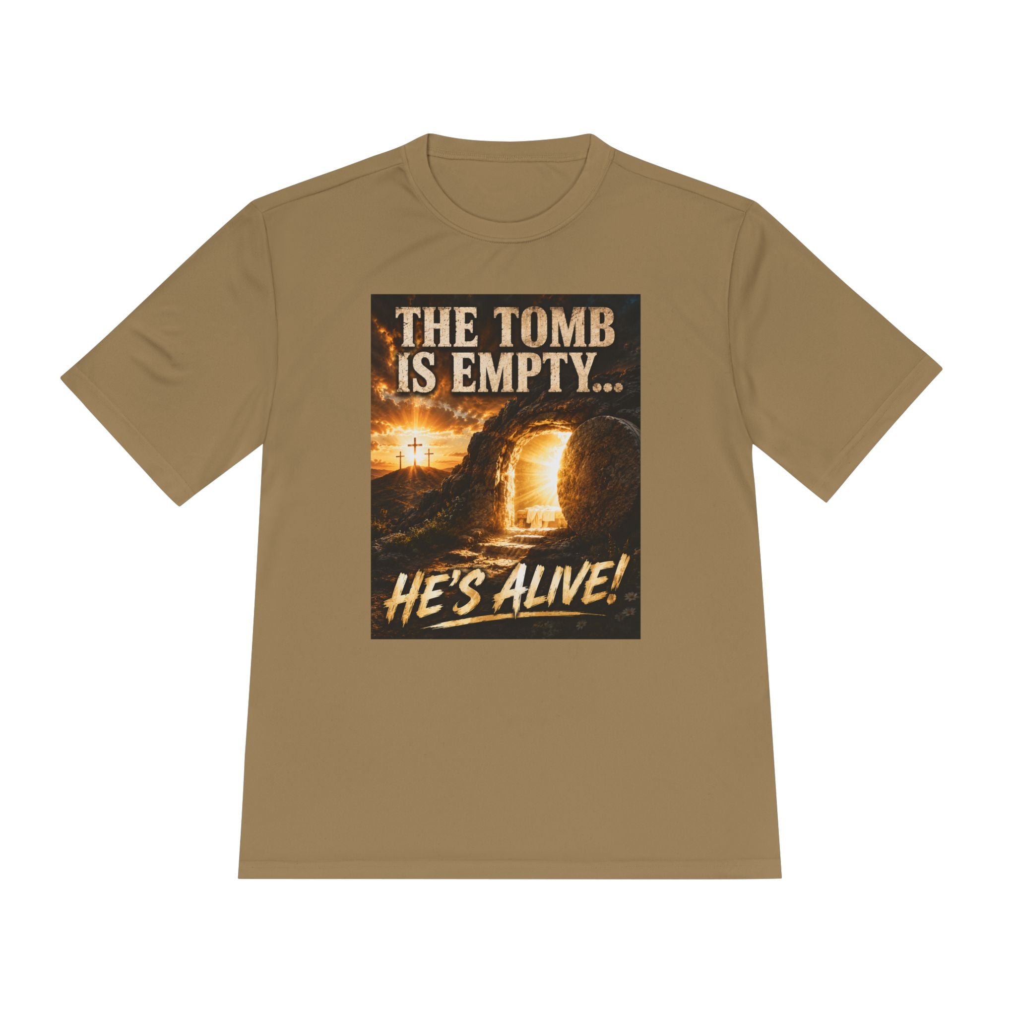 He’s Alive! Resurrection Tee — Christian Easter Shirt