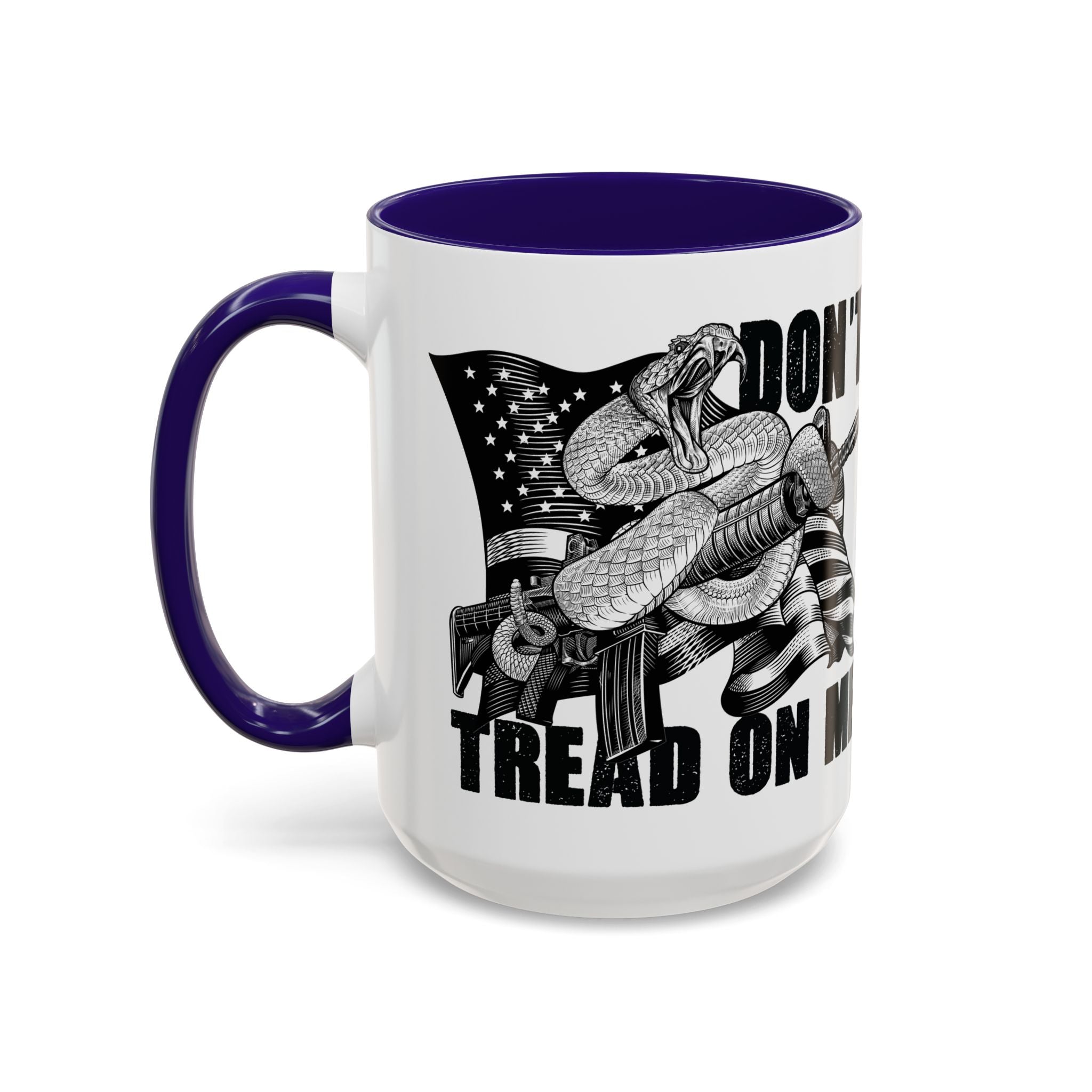 Don’t Tread on Me Mug | 11oz 15oz Colorful Ceramic