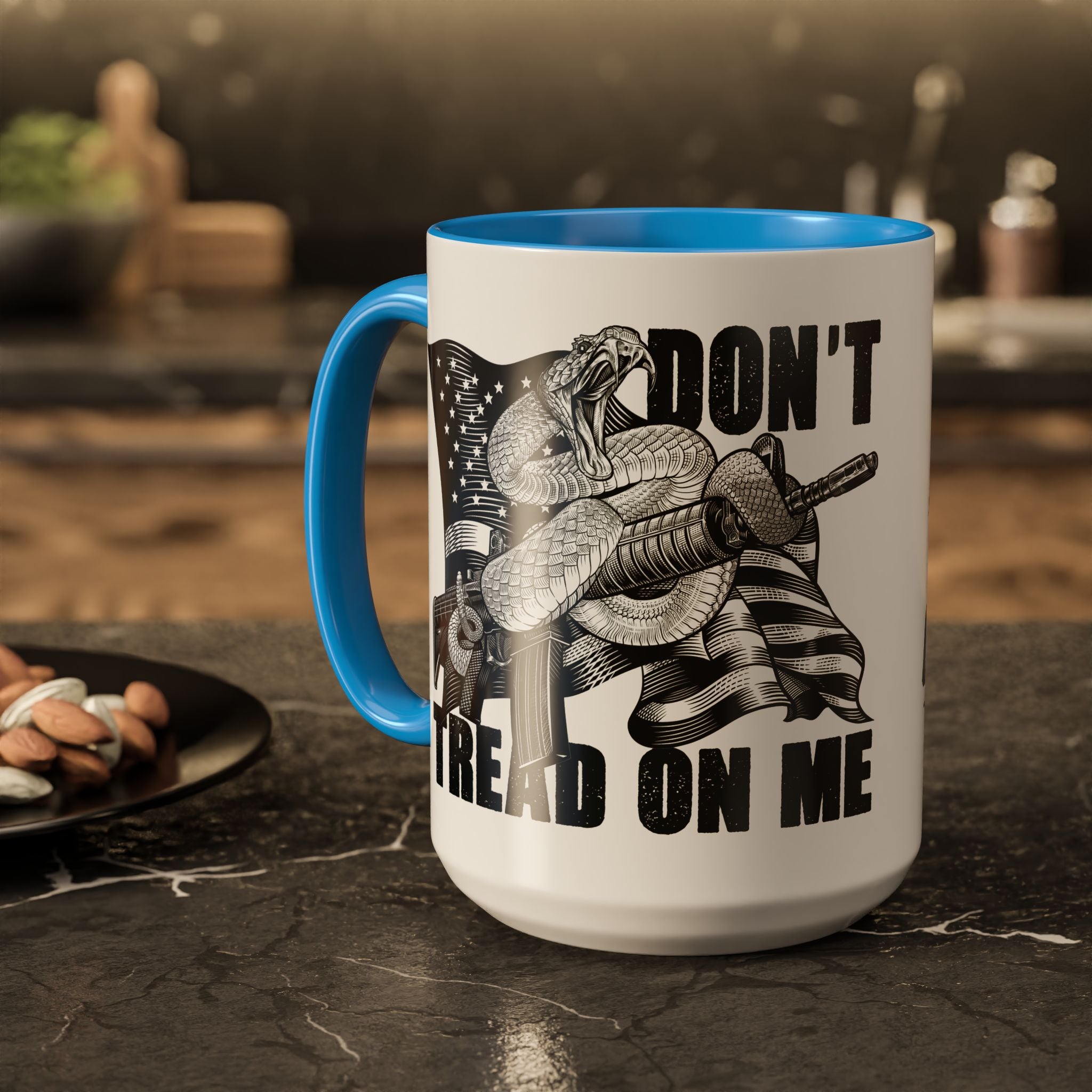 Don’t Tread on Me Mug | 11oz 15oz Colorful Ceramic