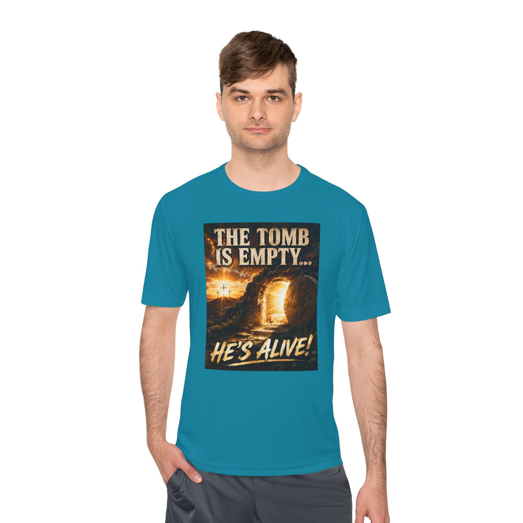 He’s Alive! Resurrection Tee — Christian Easter Shirt