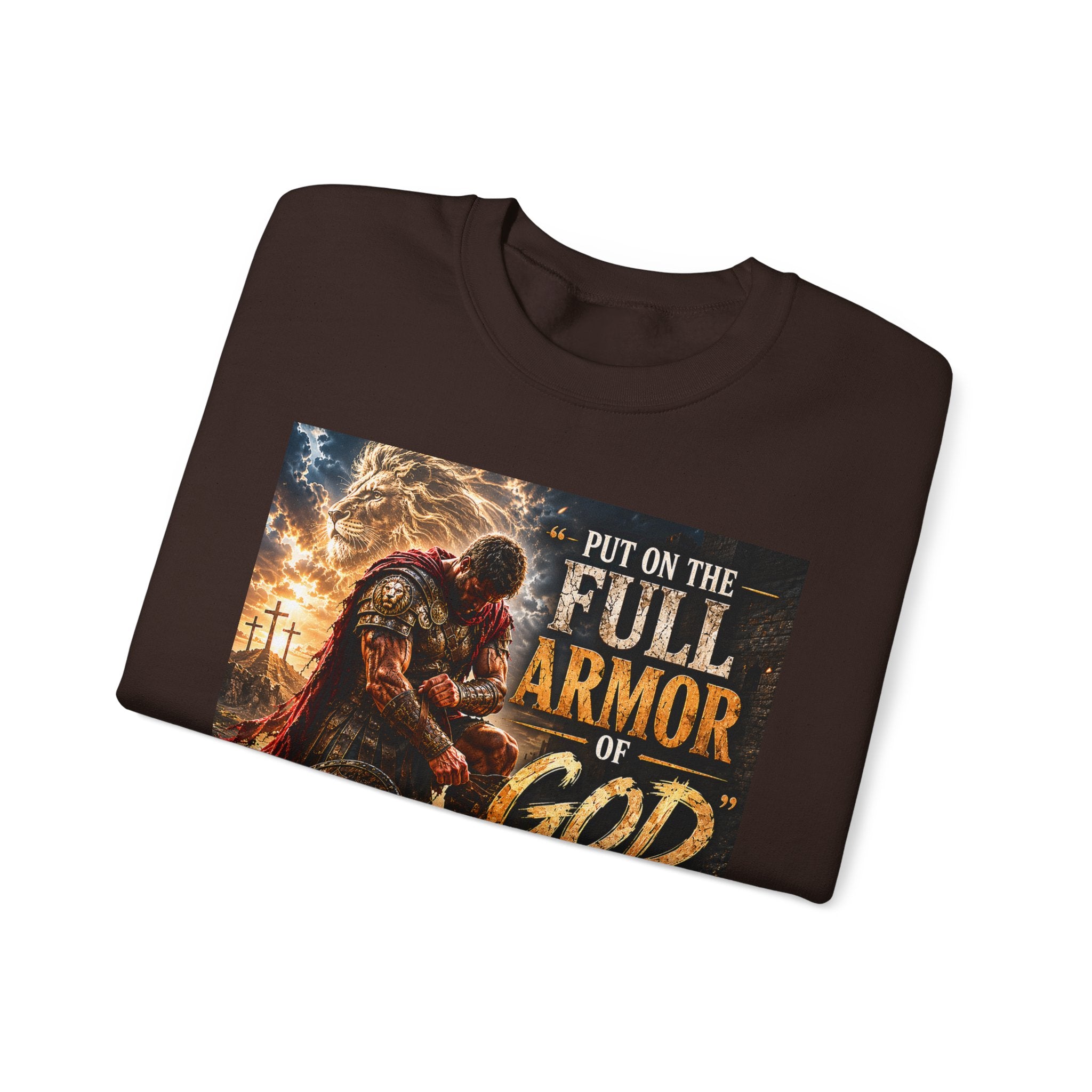 Full Armor of God sweatshirt | Christian faith scripture design