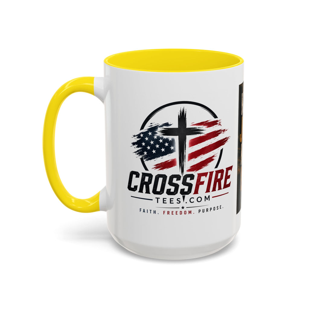 Know Jesus Know Life mug | Christian cross accent coffee mug