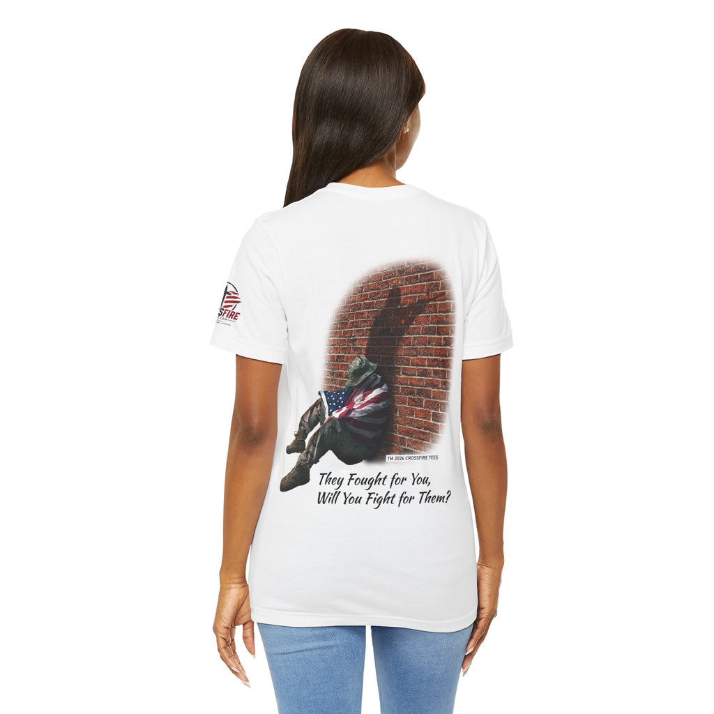 Veteran Awareness Tee — “Homeless Veteran” Patriotic Support T-Shirt