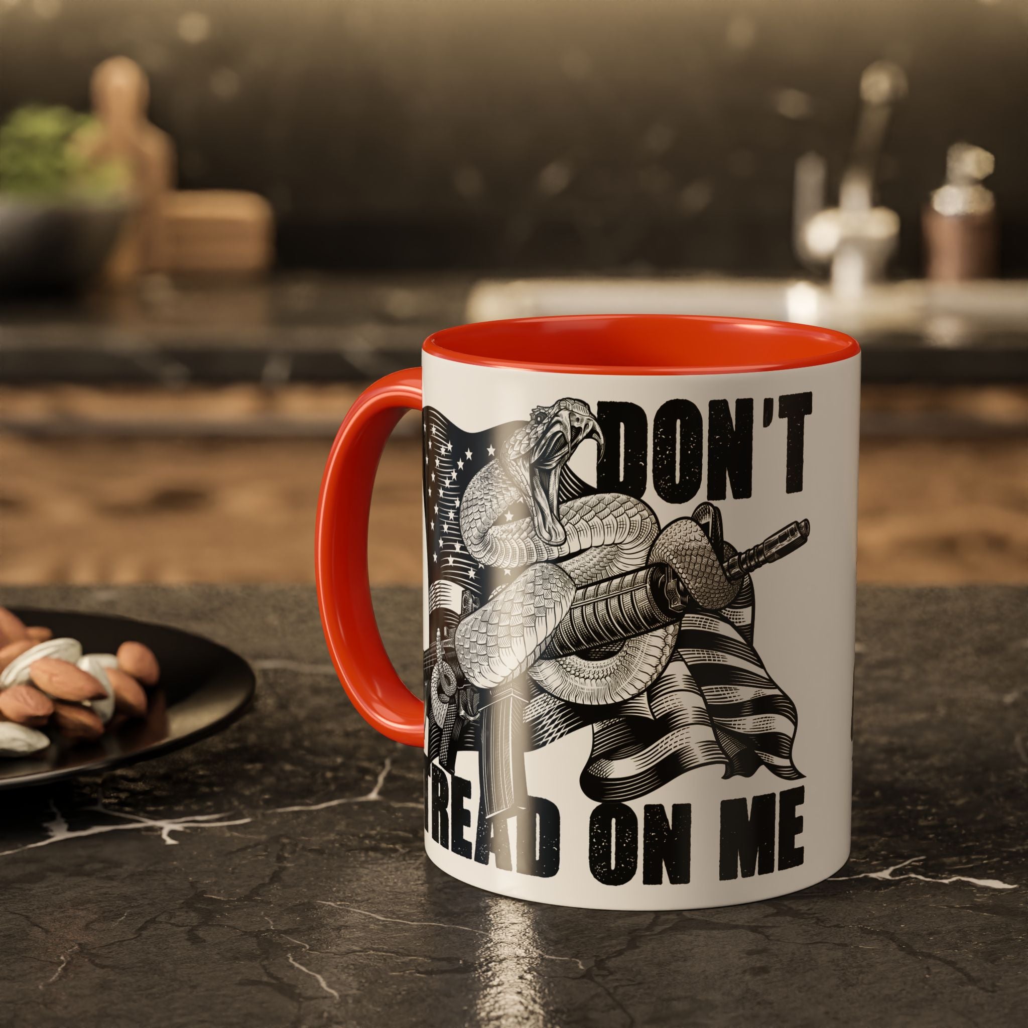 Don’t Tread on Me Mug | 11oz 15oz Colorful Ceramic