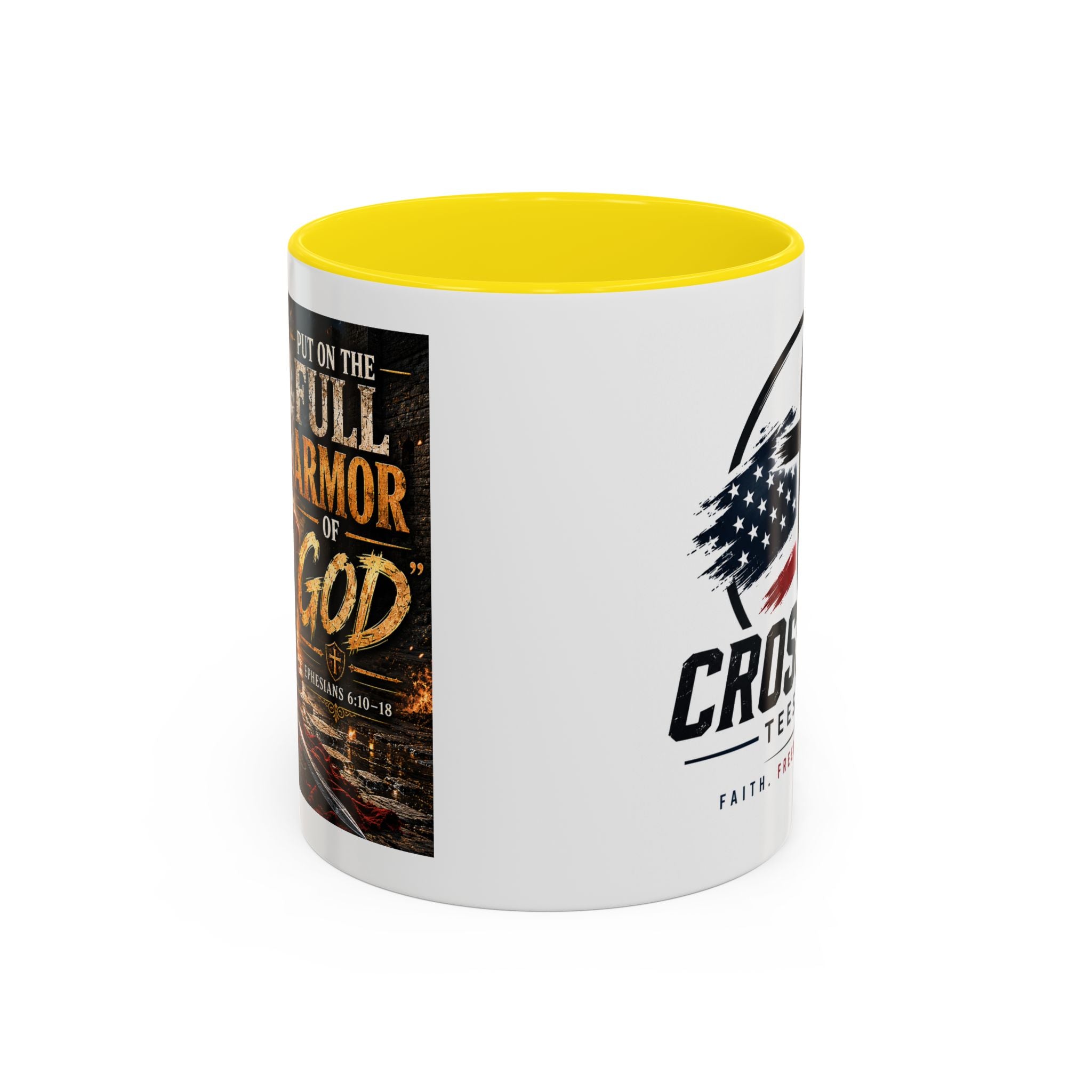 Put on the Armor of God Accent Coffee Mug —  (11/15oz)