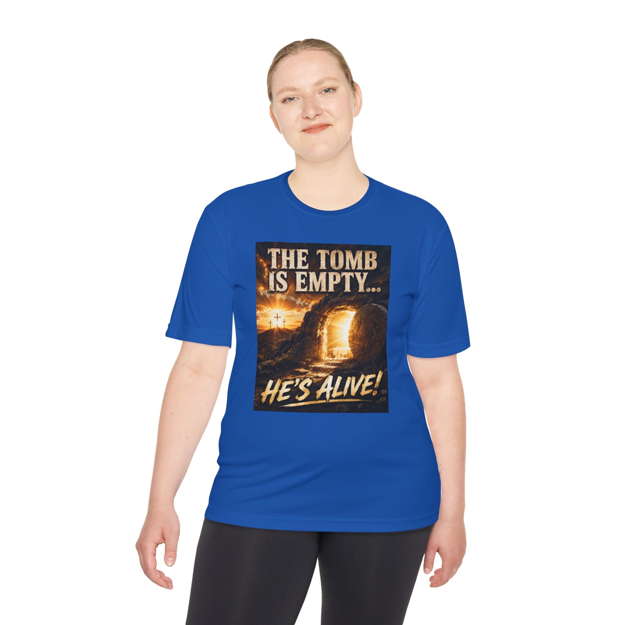 He’s Alive! Resurrection Tee — Christian Easter Shirt