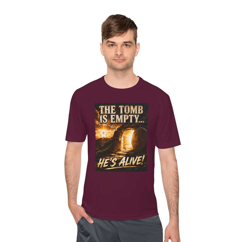 He’s Alive! Resurrection Tee — Christian Easter Shirt