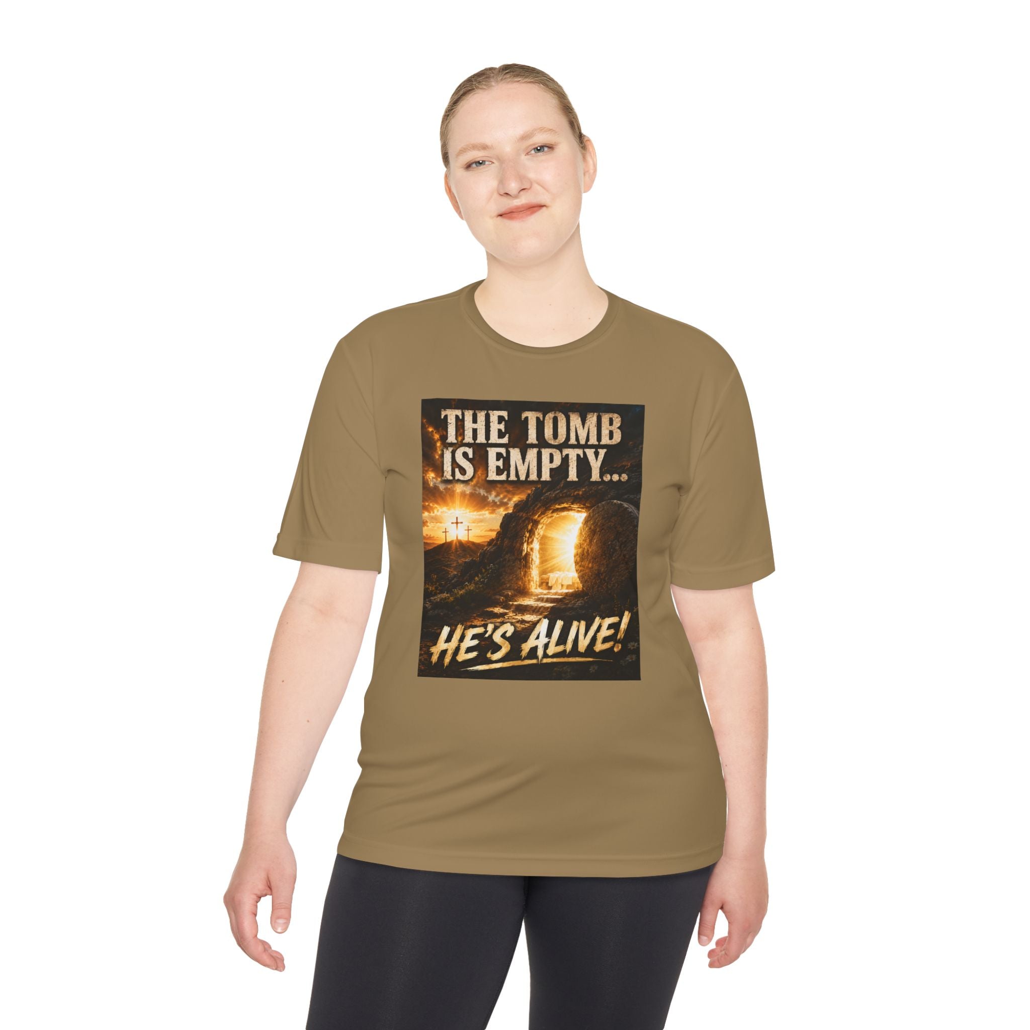 He’s Alive! Resurrection Tee — Christian Easter Shirt
