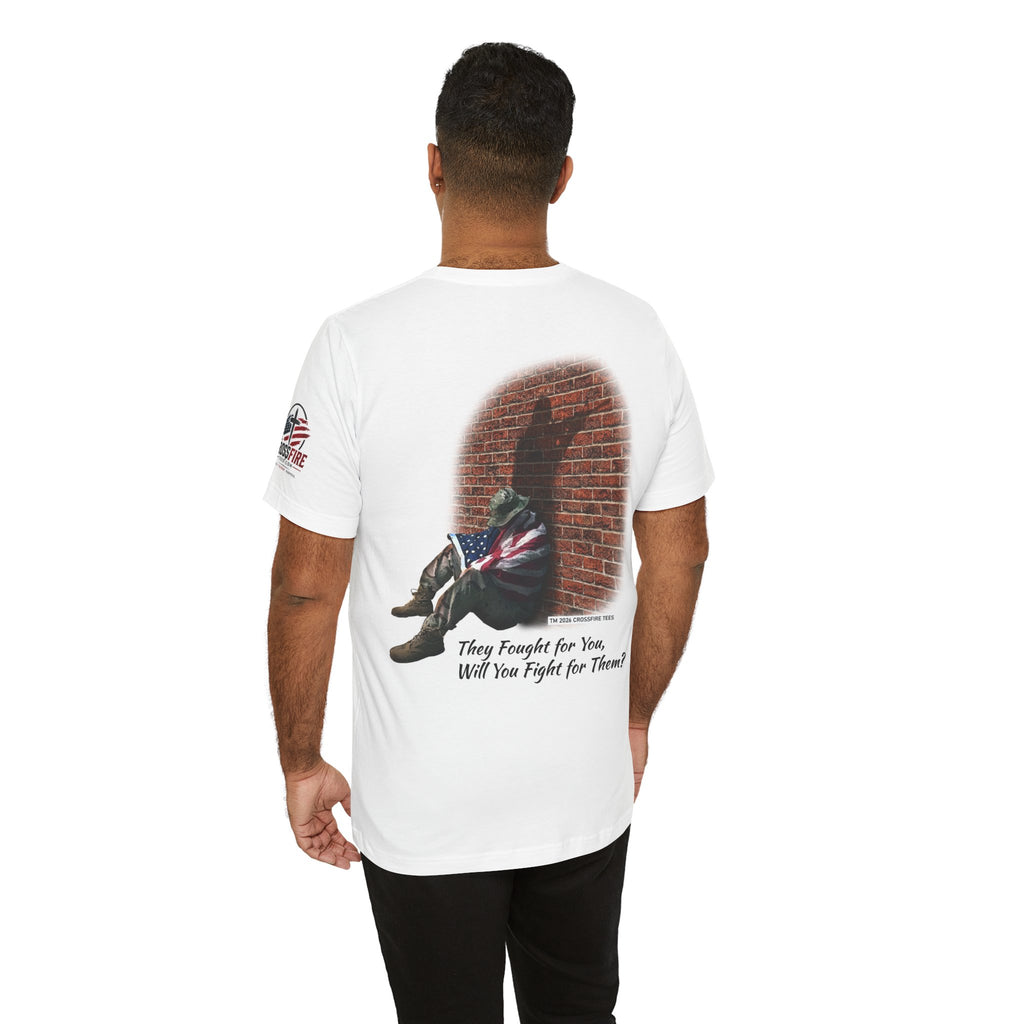 Veteran Awareness Tee — “Homeless Veteran” Patriotic Support T-Shirt