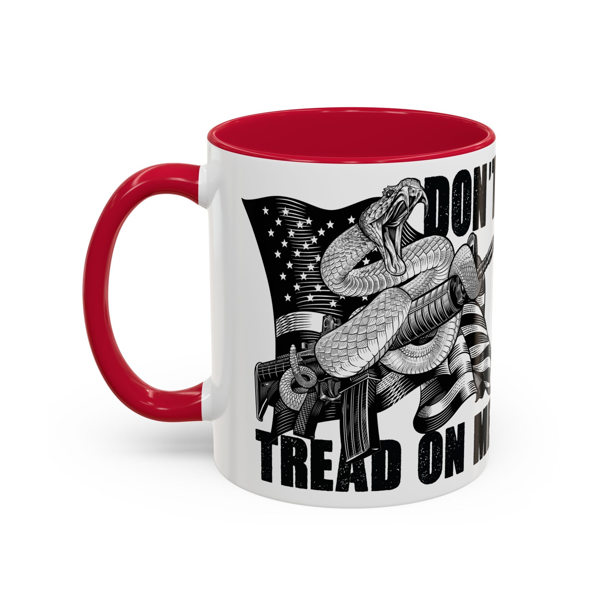 Don’t Tread on Me Mug | 11oz 15oz Colorful Ceramic