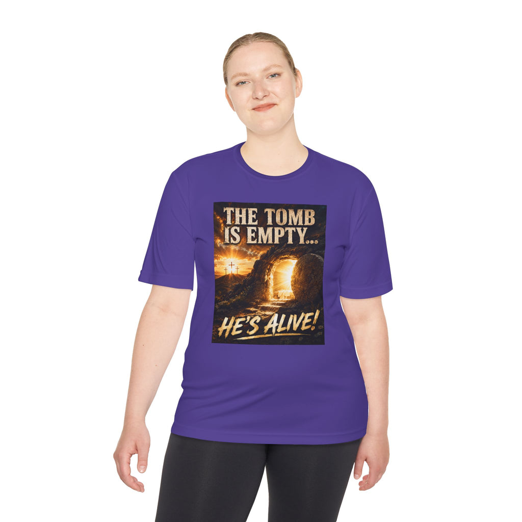 He’s Alive! Resurrection Tee — Christian Easter Shirt