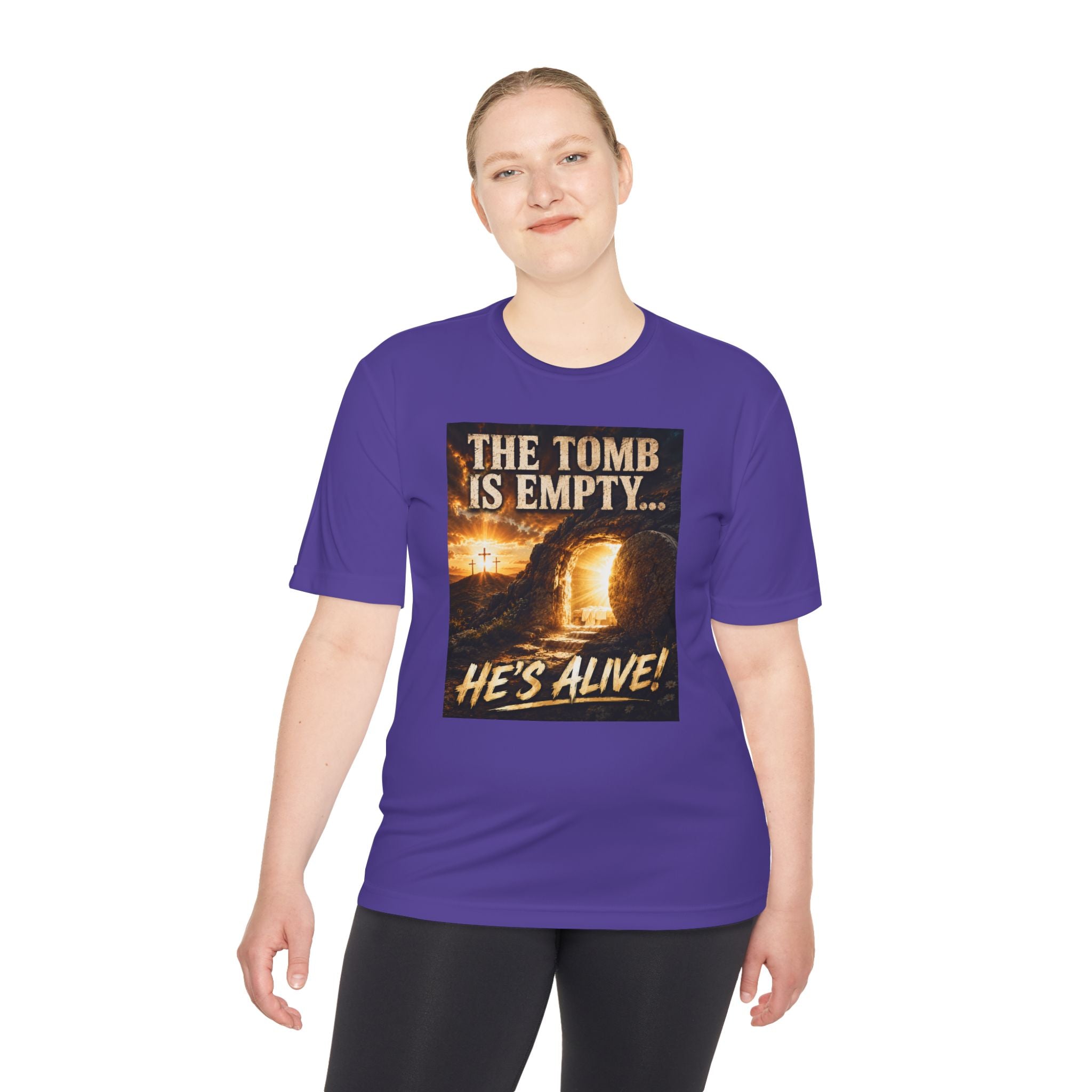 He’s Alive! Resurrection Tee — Christian Easter Shirt