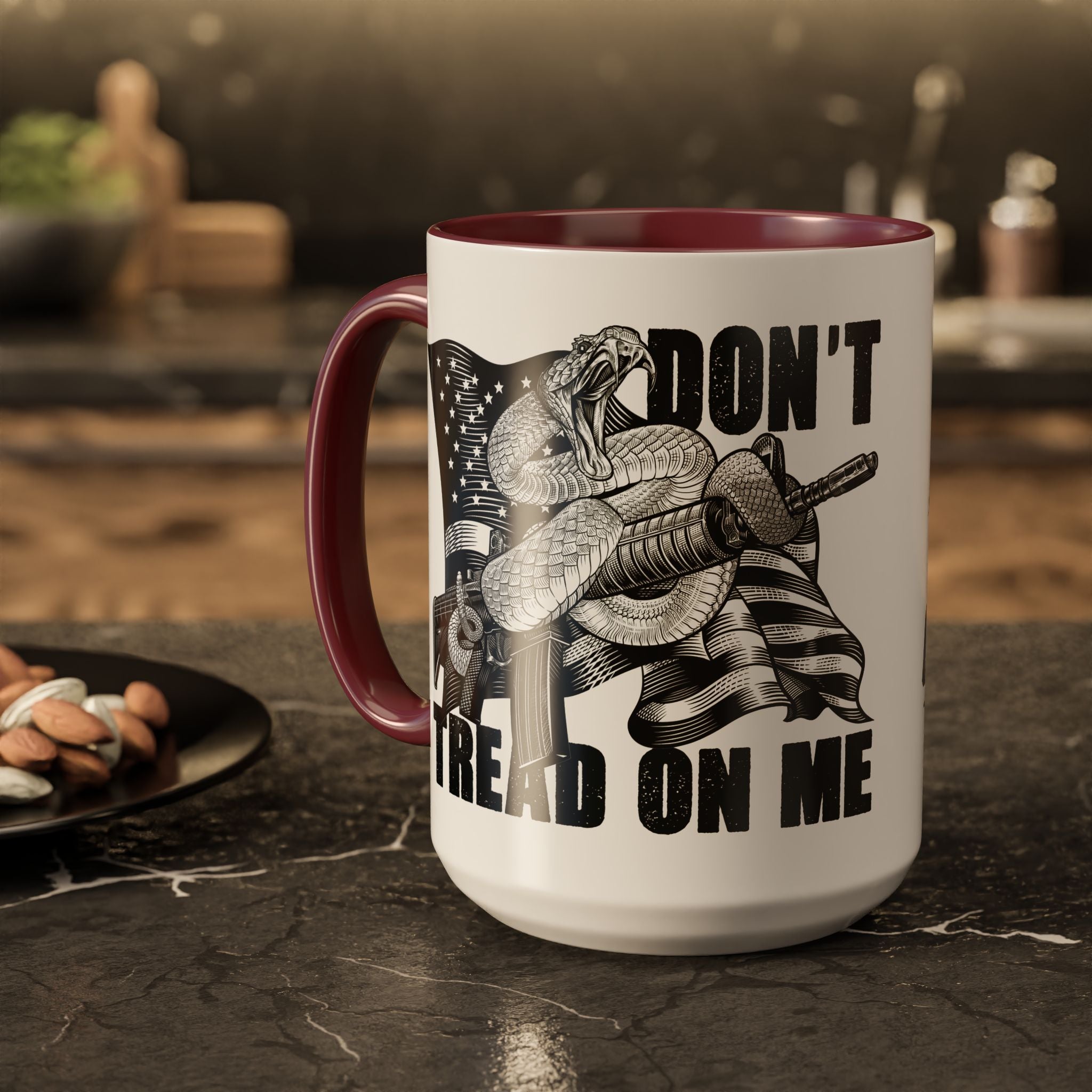 Don’t Tread on Me Mug | 11oz 15oz Colorful Ceramic
