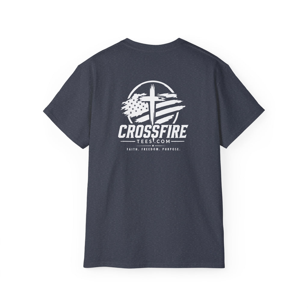Soldier with Rifle Quote T-Shirt | Military Vintage Warfare Tee