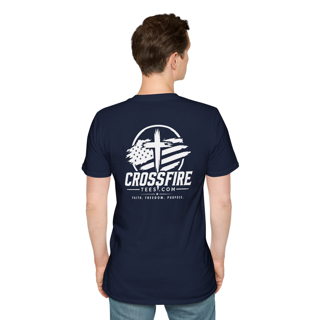 David and Goliath Scene T‑Shirt — Epic Battle Landscape Graphic Tee