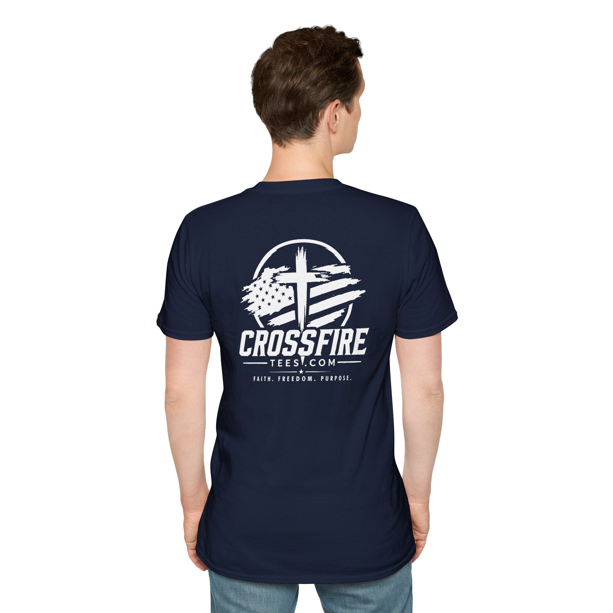 David and Goliath Scene T‑Shirt — Epic Battle Landscape Graphic Tee