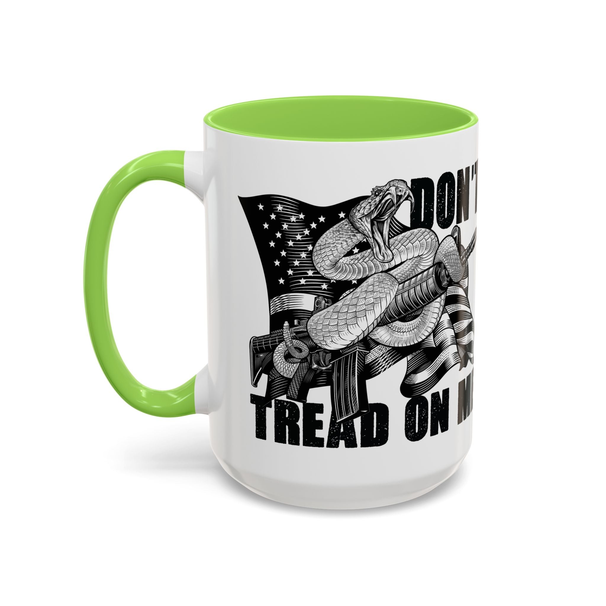 Don’t Tread on Me Mug | 11oz 15oz Colorful Ceramic