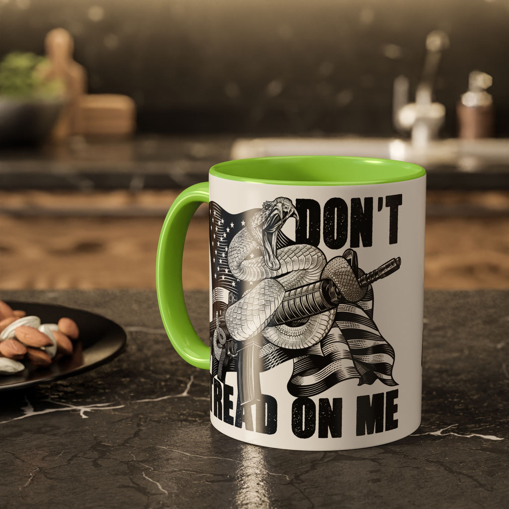 Don’t Tread on Me Mug | 11oz 15oz Colorful Ceramic