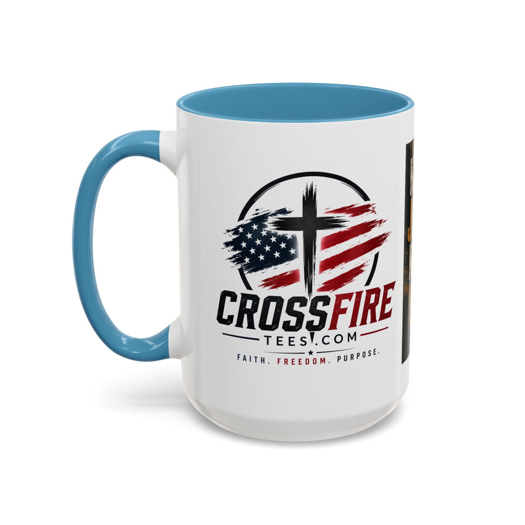 Know Jesus Know Life mug | Christian cross accent coffee mug