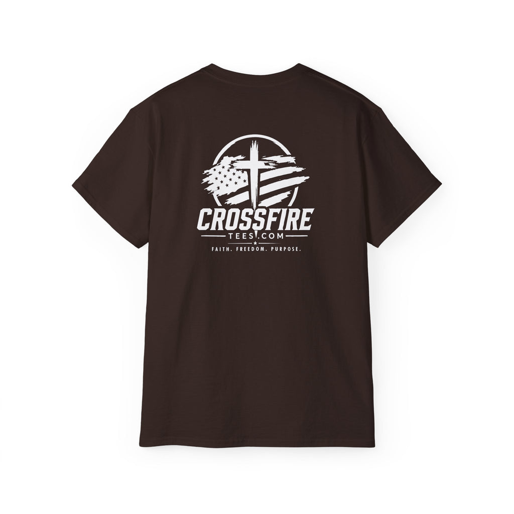 Soldier with Rifle Quote T-Shirt | Military Vintage Warfare Tee