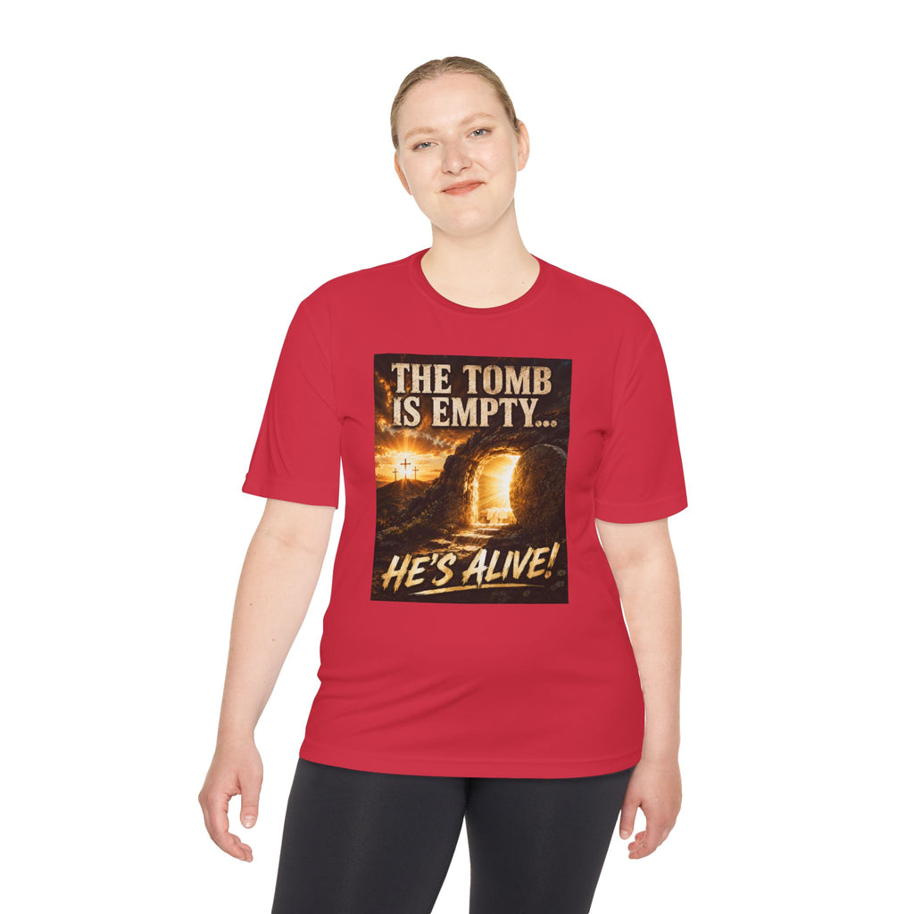 He’s Alive! Resurrection Tee — Christian Easter Shirt