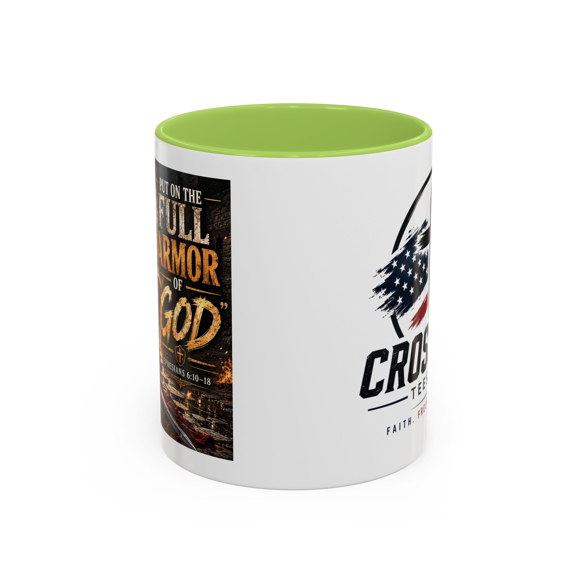 Put on the Armor of God Accent Coffee Mug —  (11/15oz)