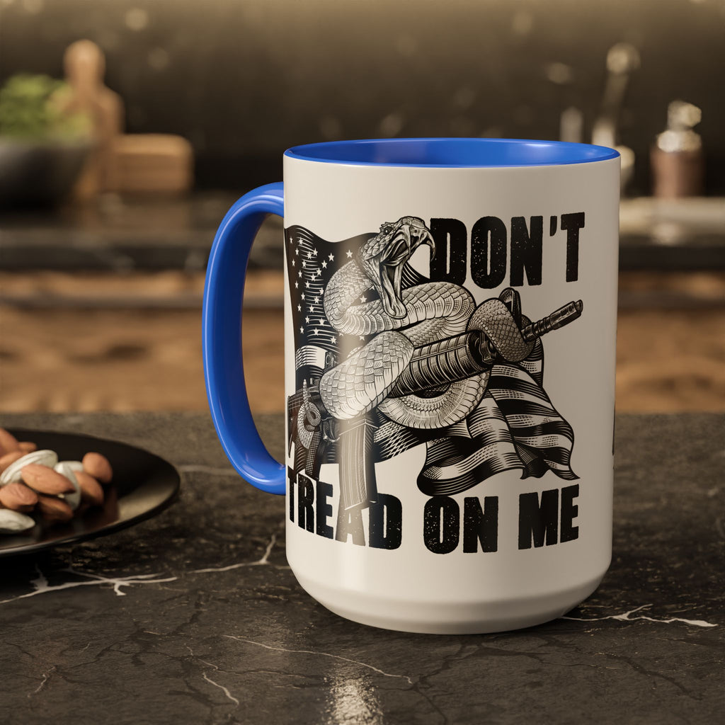 Don’t Tread on Me Mug | 11oz 15oz Colorful Ceramic