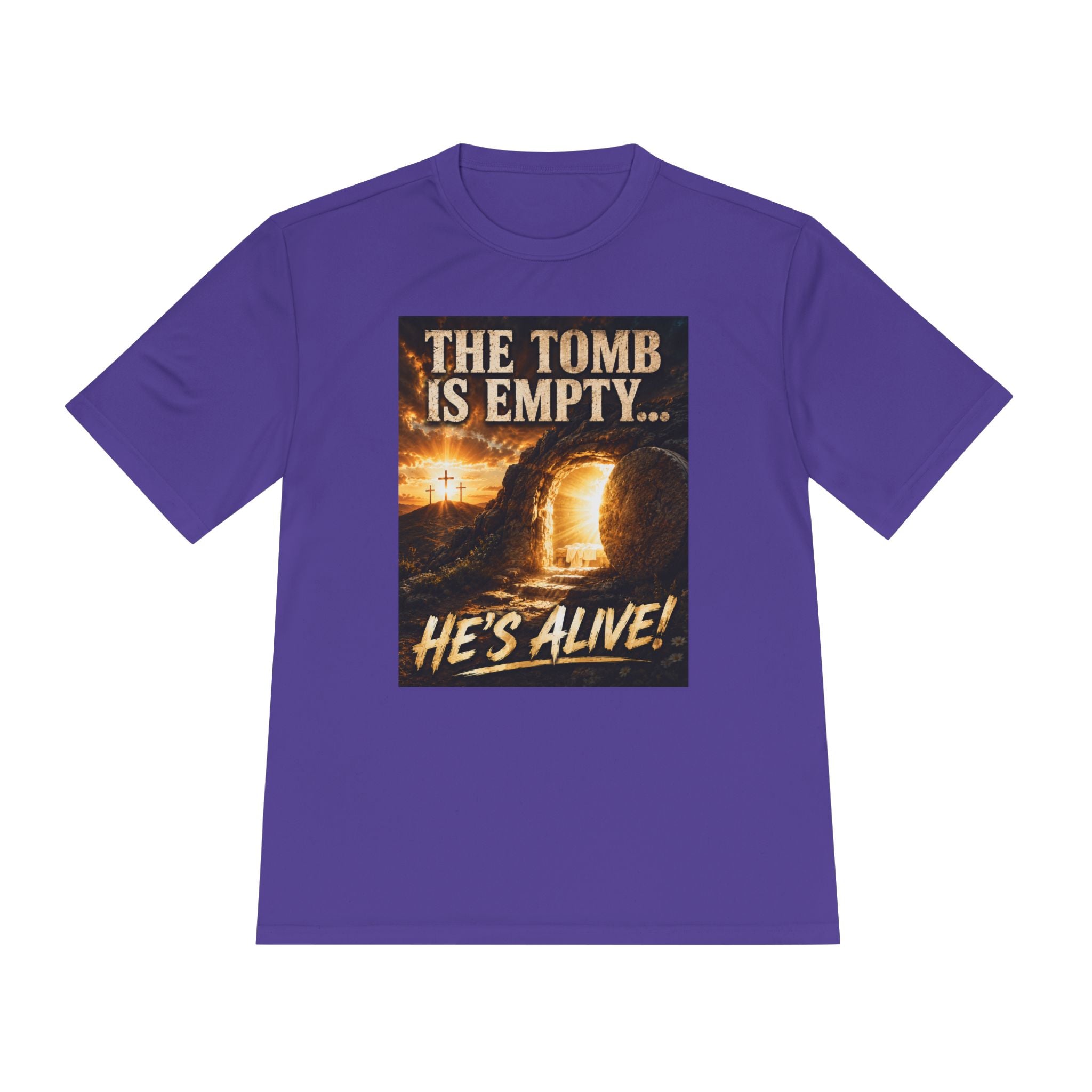 He’s Alive! Resurrection Tee — Christian Easter Shirt