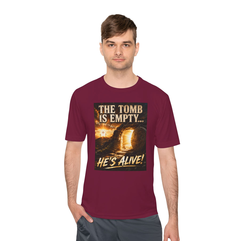 He’s Alive! Resurrection Tee — Christian Easter Shirt