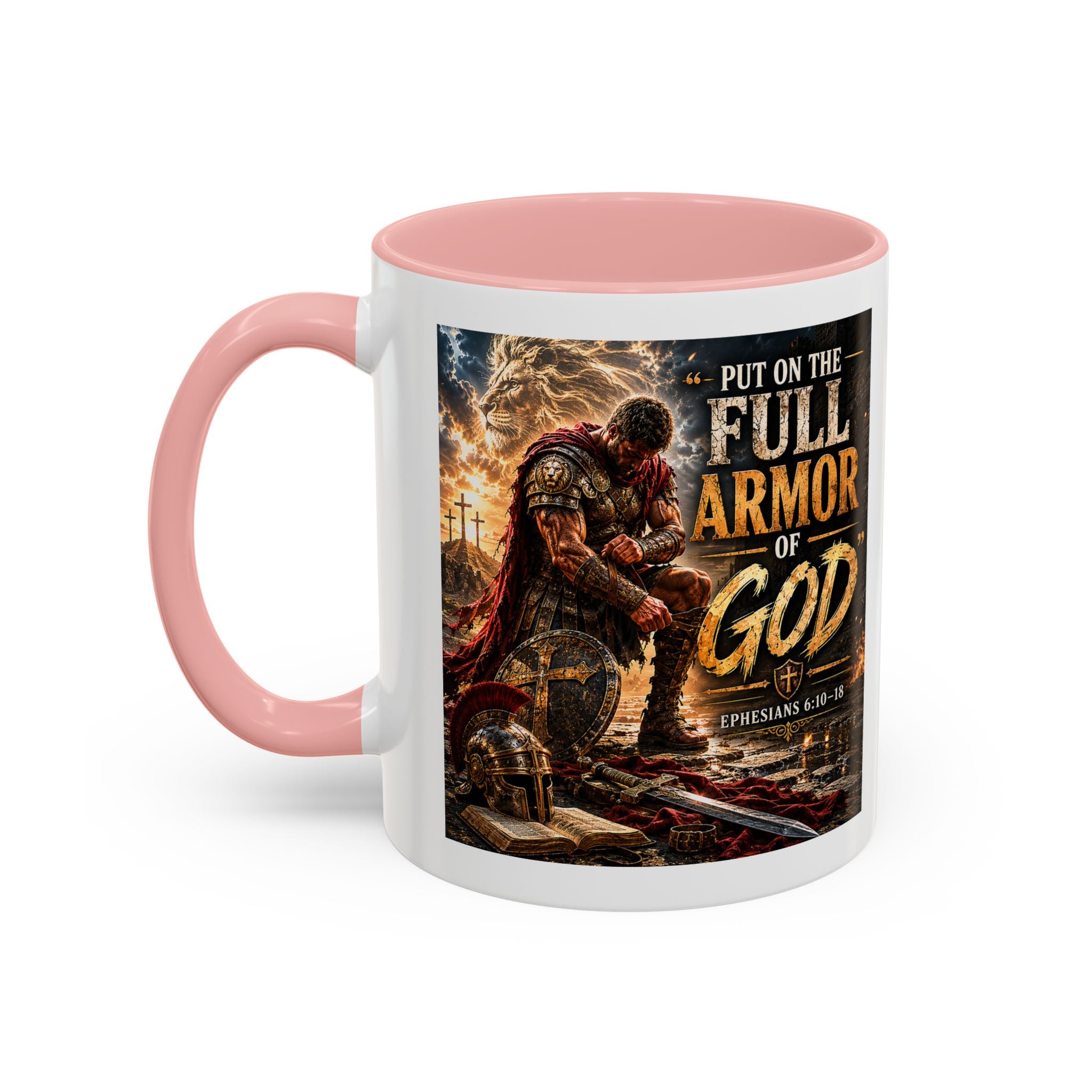 Put on the Armor of God Accent Coffee Mug —  (11/15oz)