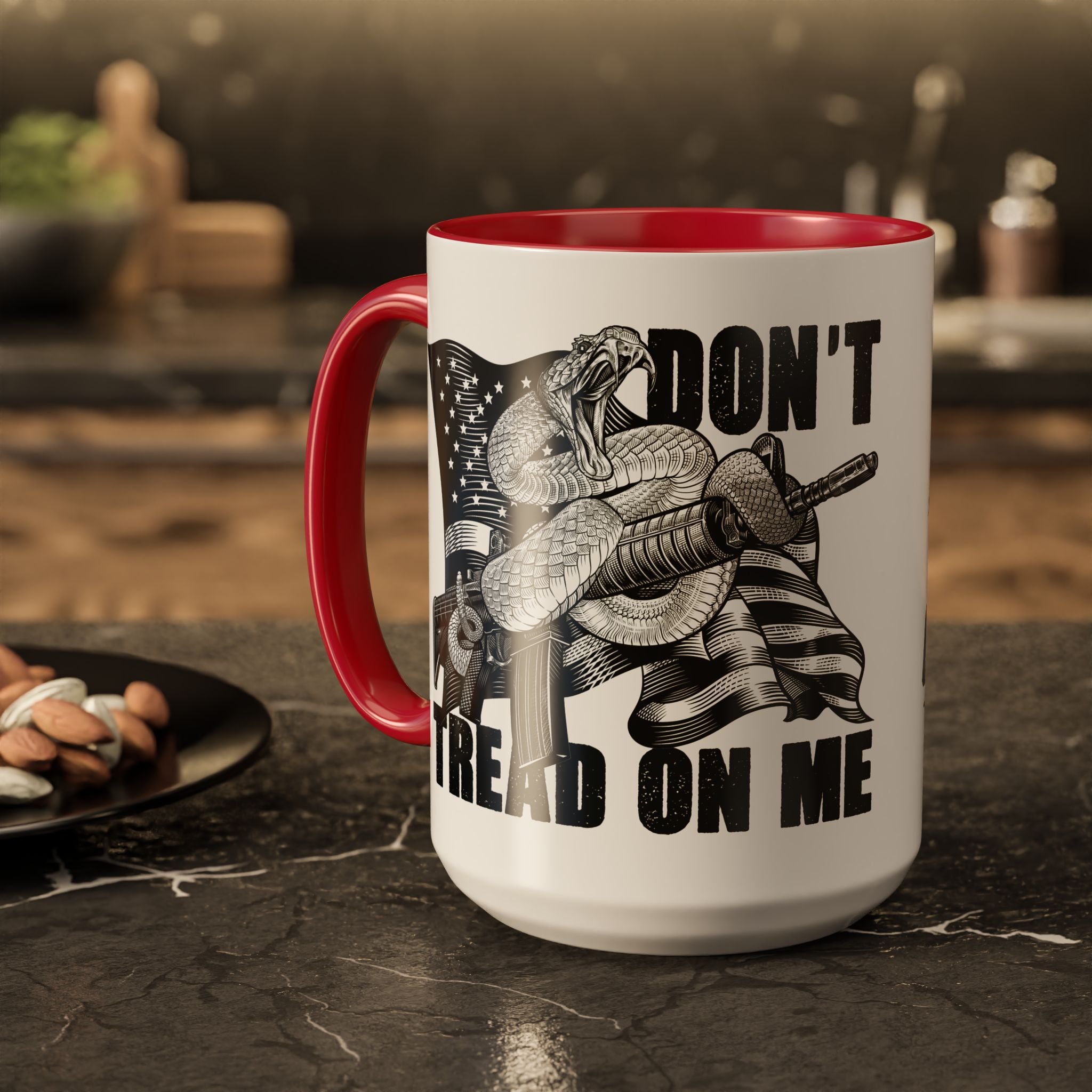 Don’t Tread on Me Mug | 11oz 15oz Colorful Ceramic