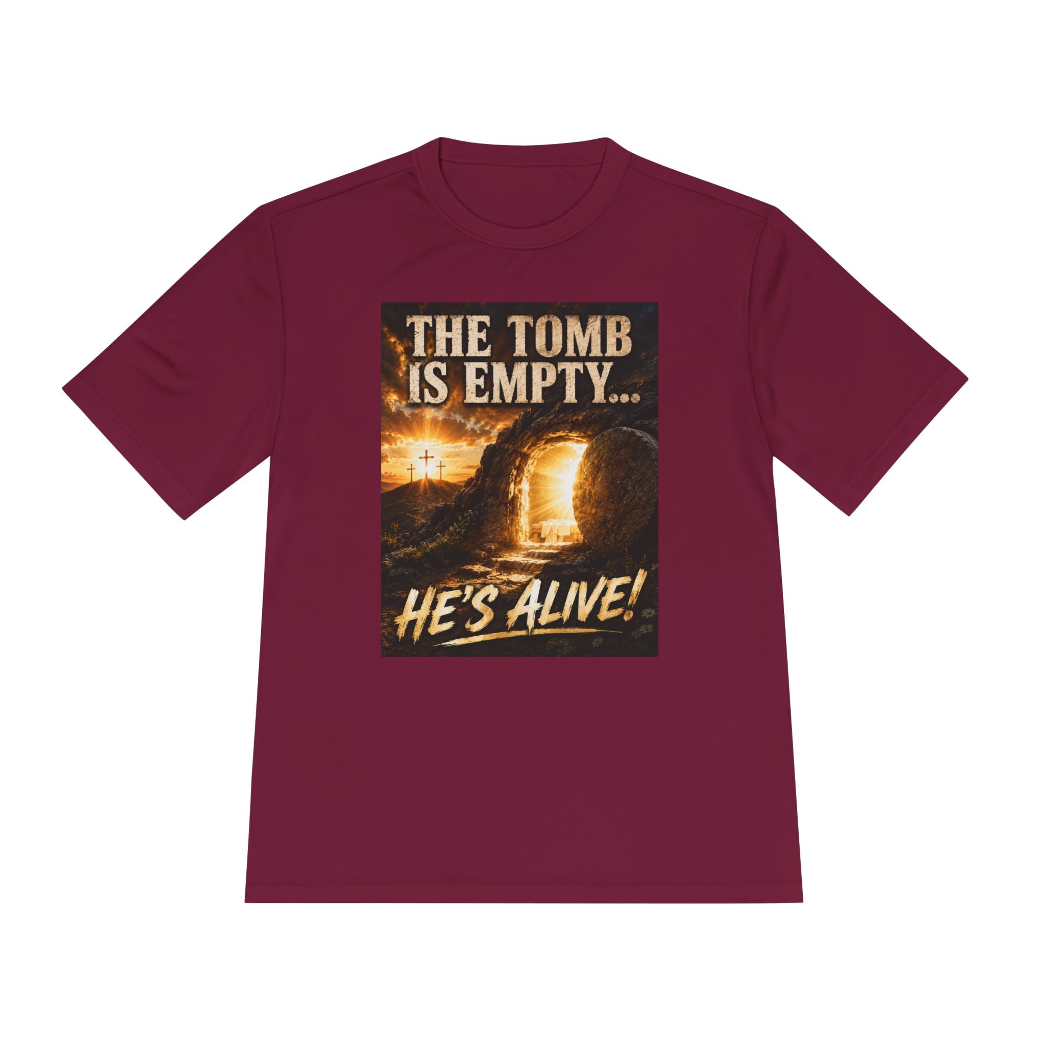 He’s Alive! Resurrection Tee — Christian Easter Shirt