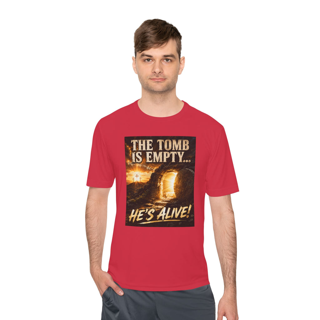 He’s Alive! Resurrection Tee — Christian Easter Shirt