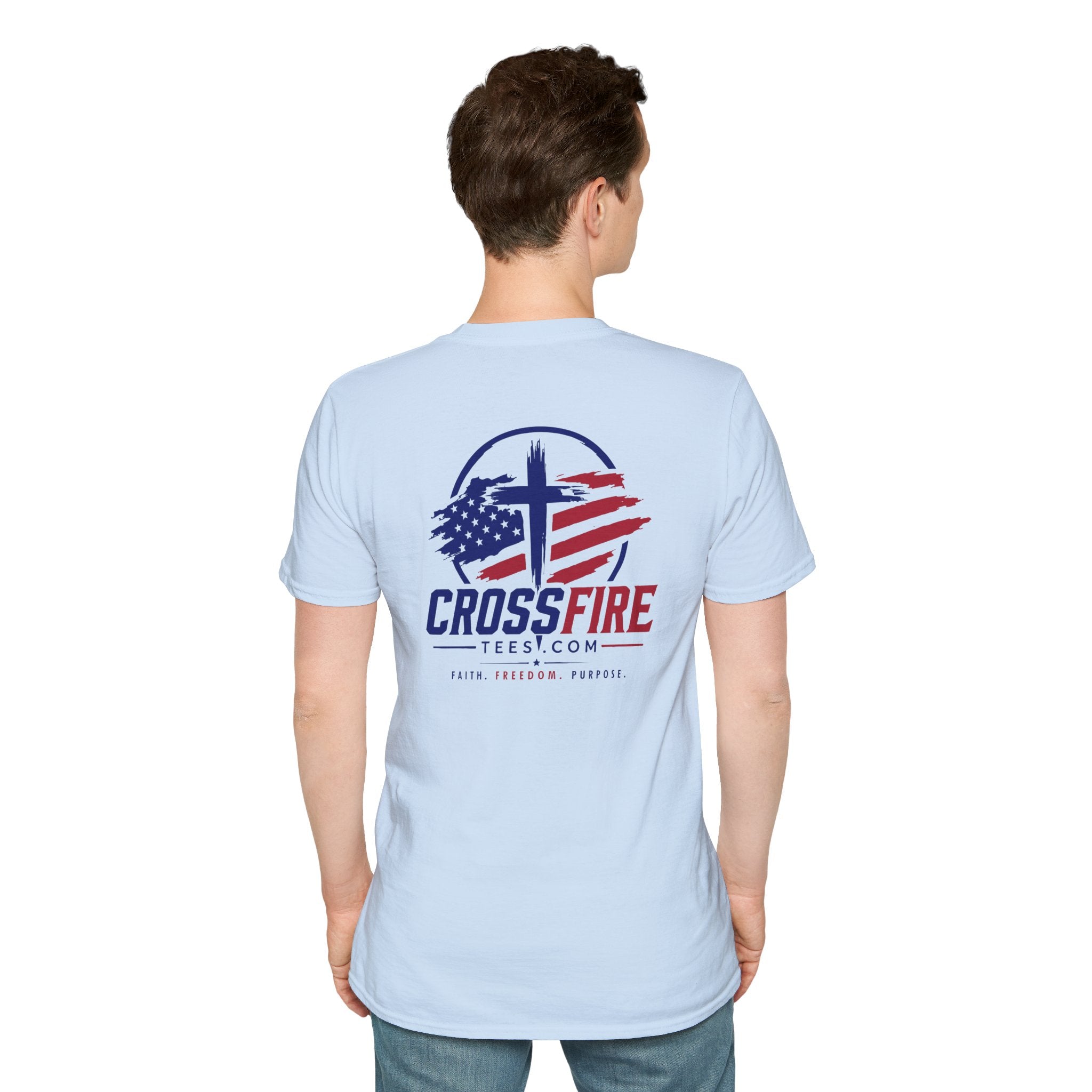 David and Goliath Scene T‑Shirt — Epic Battle Landscape Graphic Tee