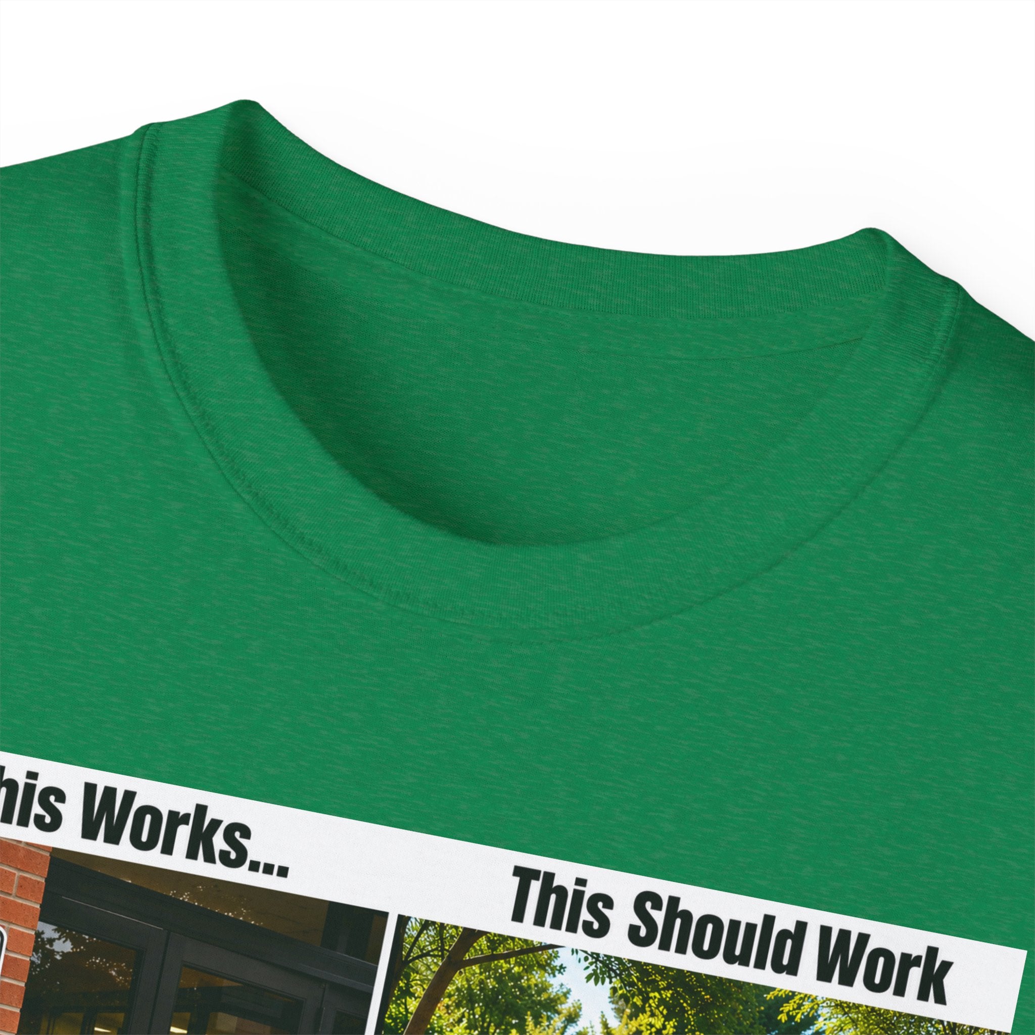 T-Shirt — "If This Works... This Should Work" Funny Gun Free Zone Sign Tee