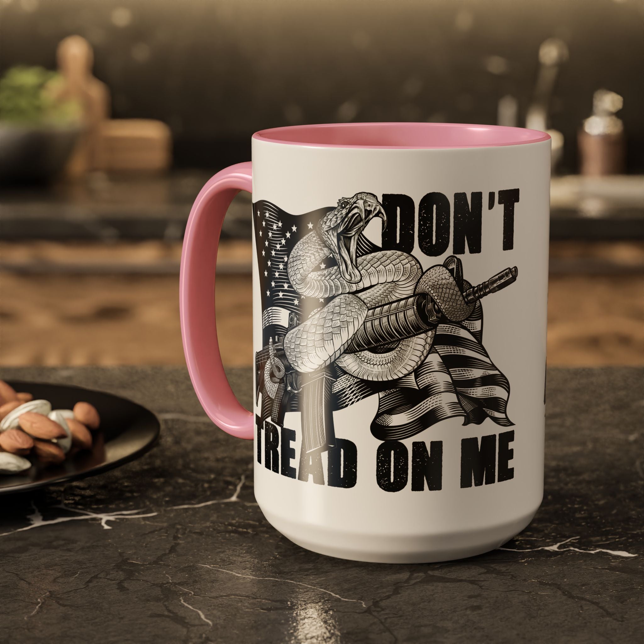Don’t Tread on Me Mug | 11oz 15oz Colorful Ceramic