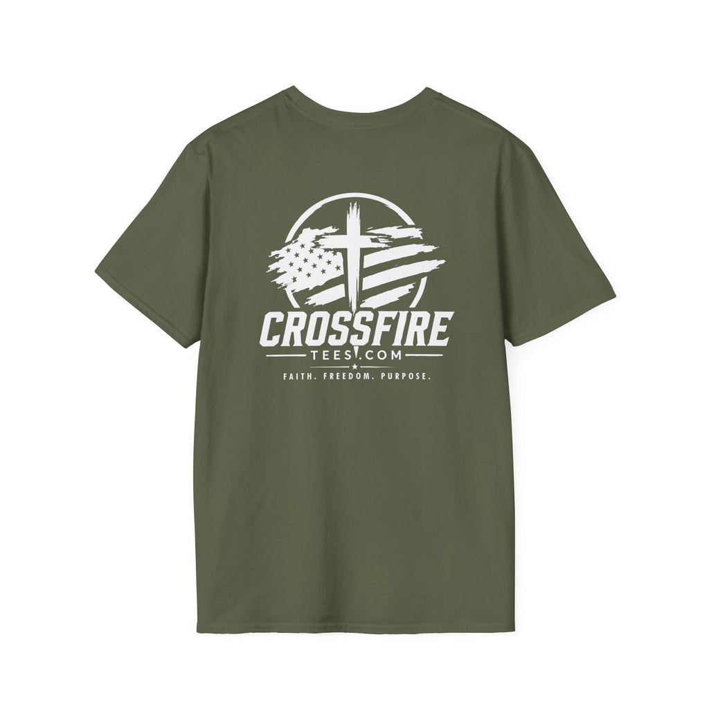 David and Goliath Scene T‑Shirt — Epic Battle Landscape Graphic Tee