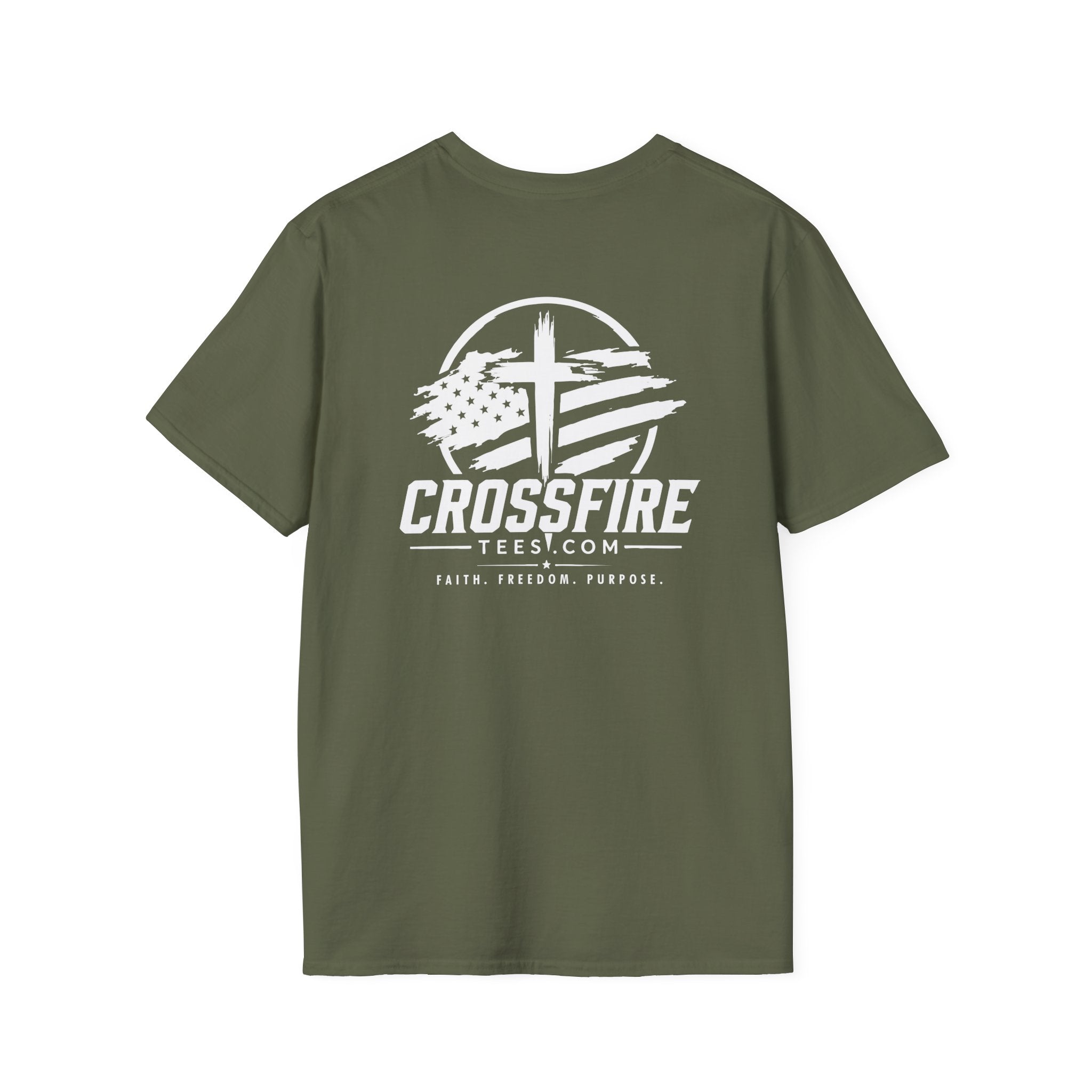David and Goliath Scene T‑Shirt — Epic Battle Landscape Graphic Tee
