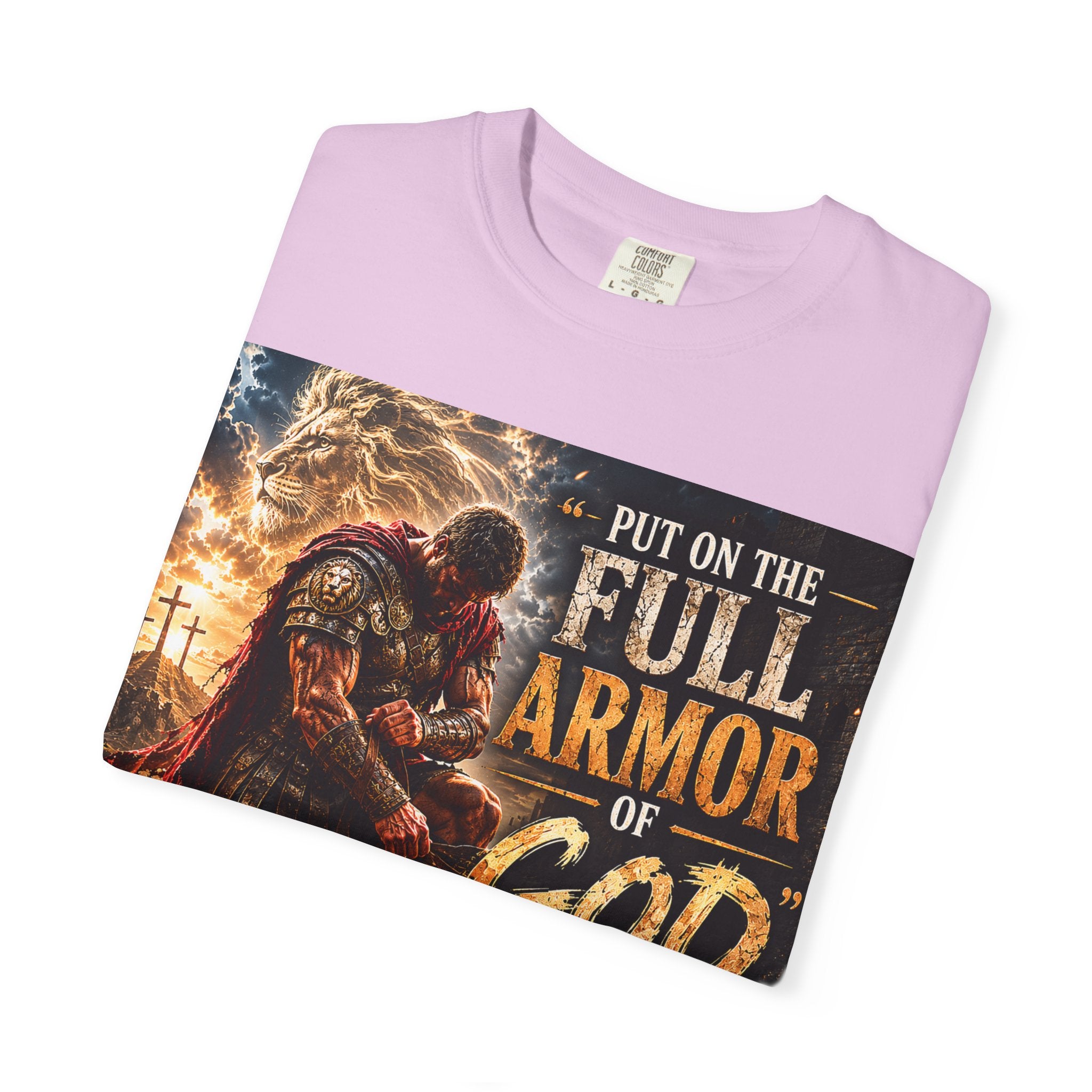 Christian Armor T-Shirt — "Put On The Full Armor of God" Faith Tee