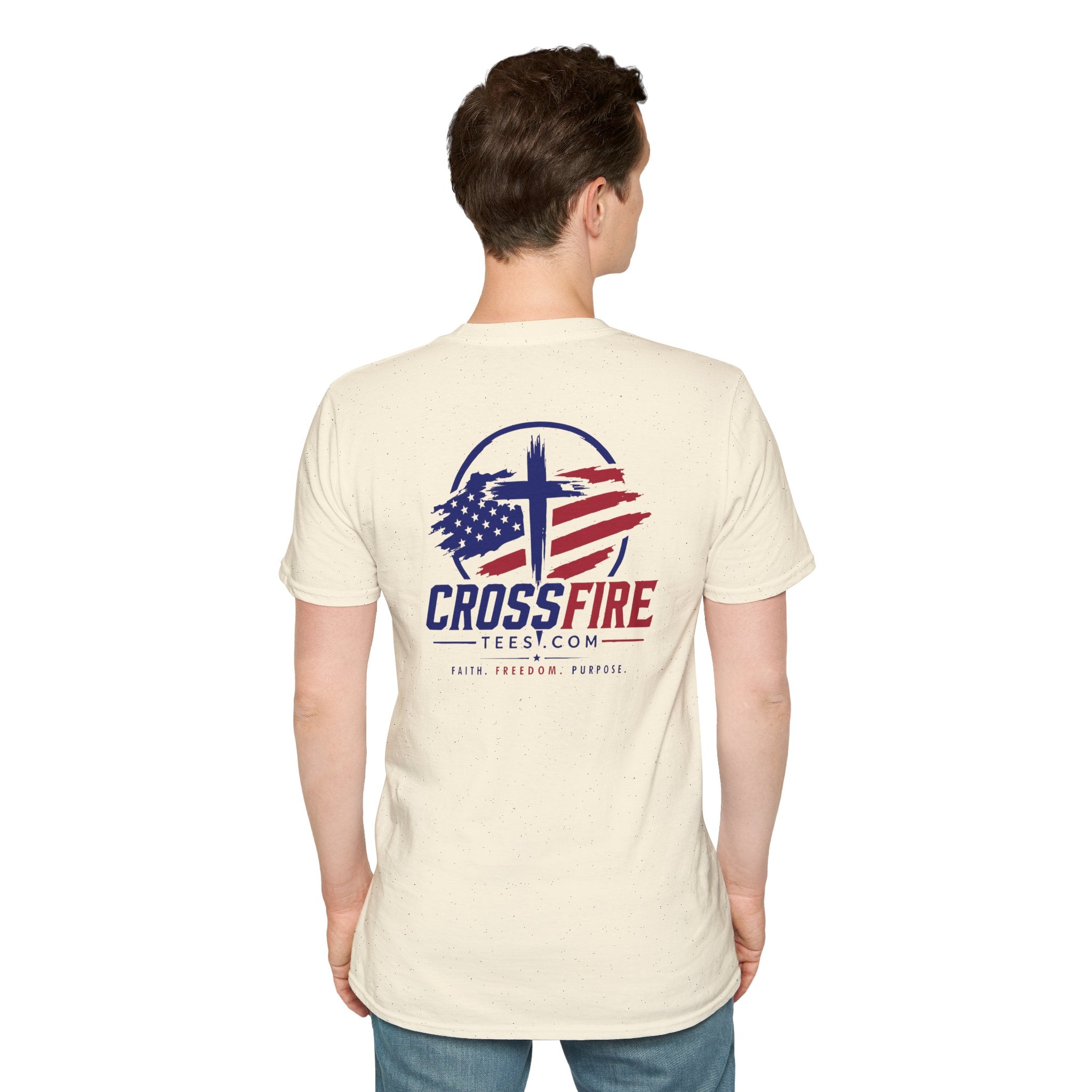 David and Goliath Scene T‑Shirt — Epic Battle Landscape Graphic Tee