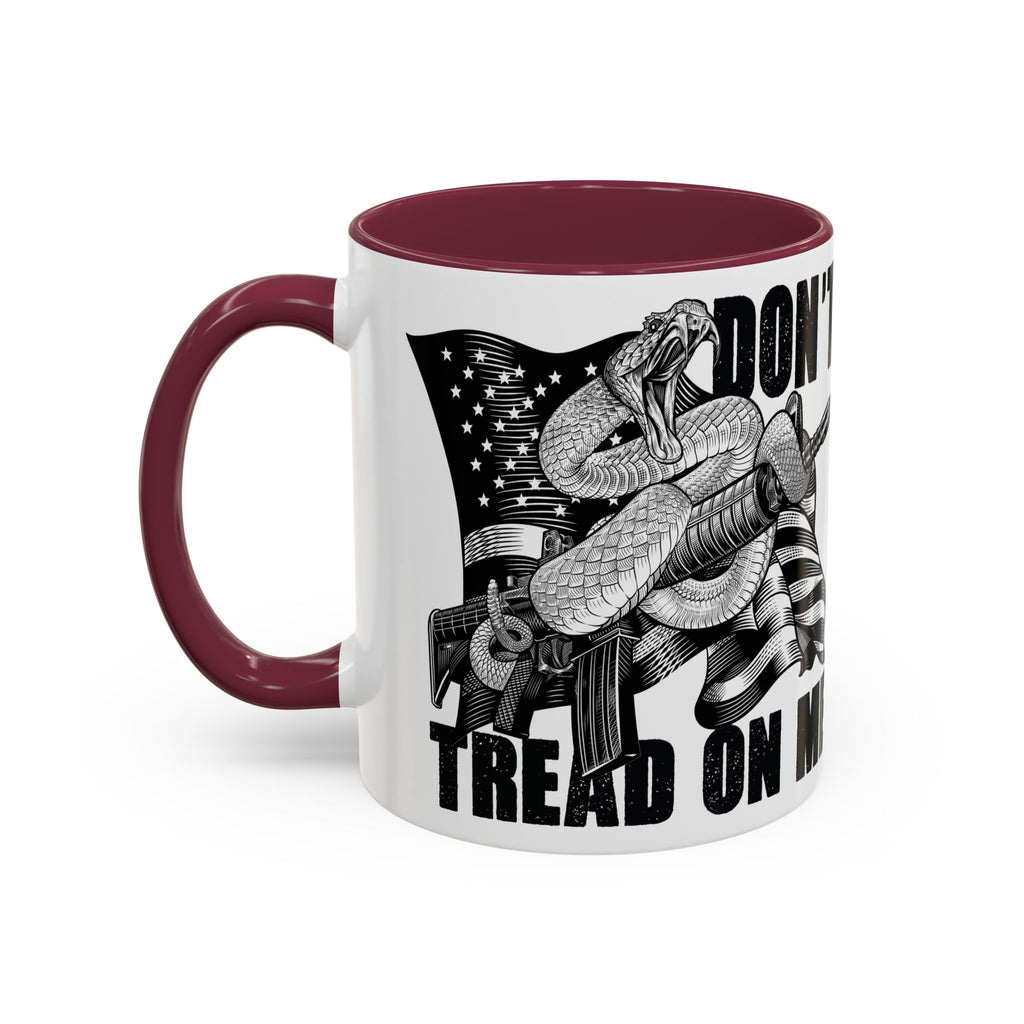 Don’t Tread on Me Mug | 11oz 15oz Colorful Ceramic