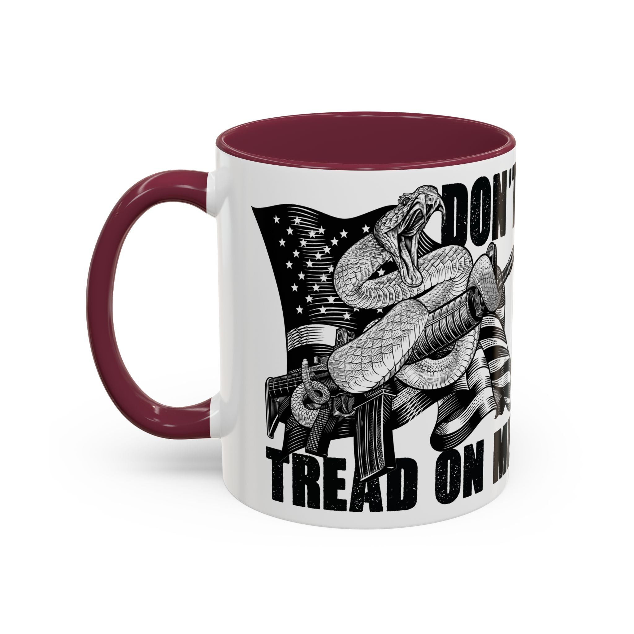 Don’t Tread on Me Mug | 11oz 15oz Colorful Ceramic